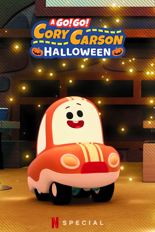 Poster chính thức của phim Phim Hoạt Hình, Phim Gia Đình "Halloween cùng Xe Nhỏ" (A Go! Go! Cory Carson Halloween - 2020), với sự tham gia của diễn viên Jim Capobianco.