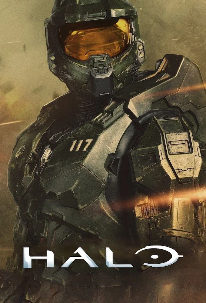 Poster chính thức của phim Phim Viễn Tưởng & Giả Tưởng, Phim Hành Động & Phiêu Lưu "Halo (Phần 2)" (Halo - 2022), với sự tham gia của diễn viên Pablo Schreiber và Natascha McElhone.