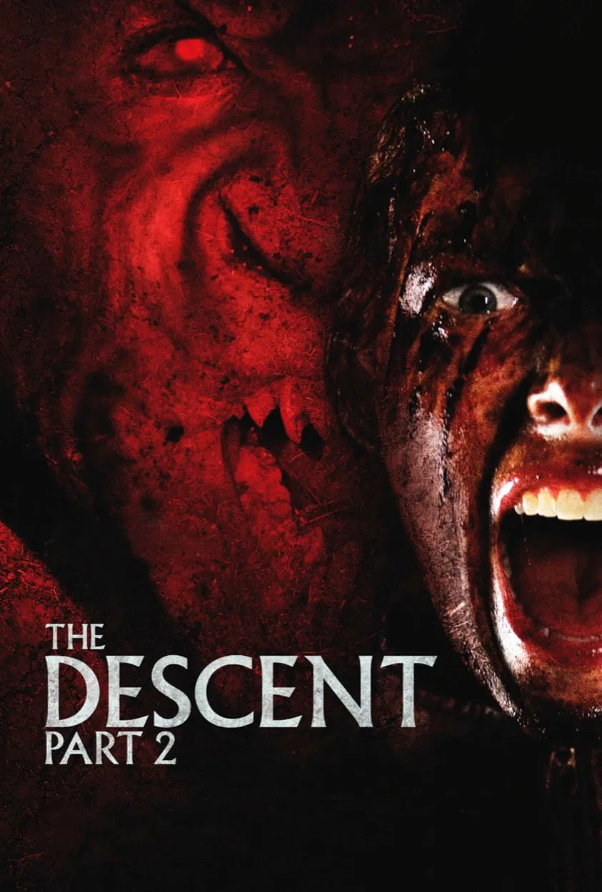 Poster chính thức của phim Phim Phiêu Lưu, Phim Kinh Dị "Hang Quỷ 2" (The Descent: Part 2 - 2009), với sự tham gia của diễn viên Shauna Macdonald và Natalie Mendoza.