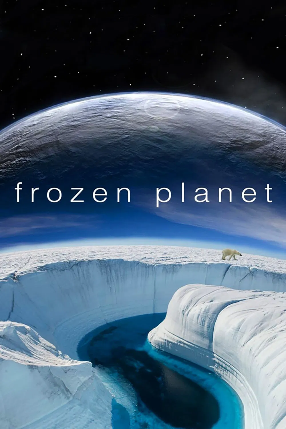 Poster chính thức của phim Phim Tài Liệu "Hành Tinh Băng Giá" (Frozen Planet - 2011), với sự tham gia của diễn viên David Attenborough.