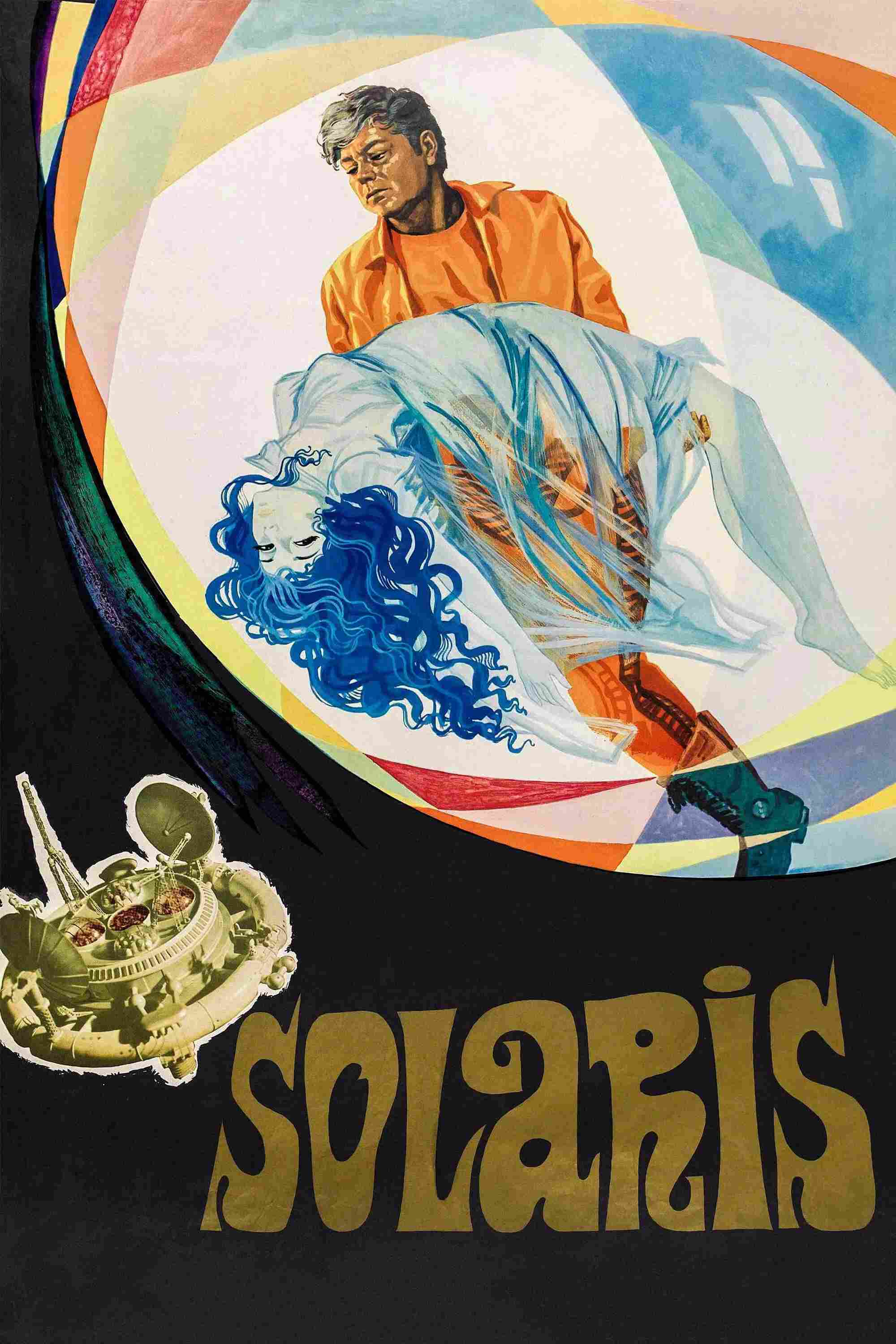 Poster chính thức của phim Phim Tâm Lý, Phim Viễn Tưởng "Hành Tinh Bí Ẩn Solaris" (Solaris - 1972), với sự tham gia của diễn viên Natalya Bondarchuk và Donatas Banionis.