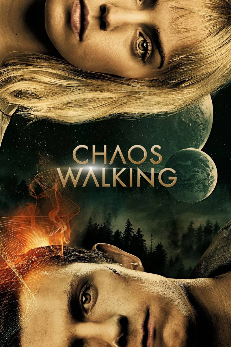 Poster chính thức của phim Phim Giả Tượng, Phim Viễn Tưởng "Hành Tinh Hỗn Loạn" (Chaos Walking - 2021), với sự tham gia của diễn viên Tom Holland và Daisy Ridley.
