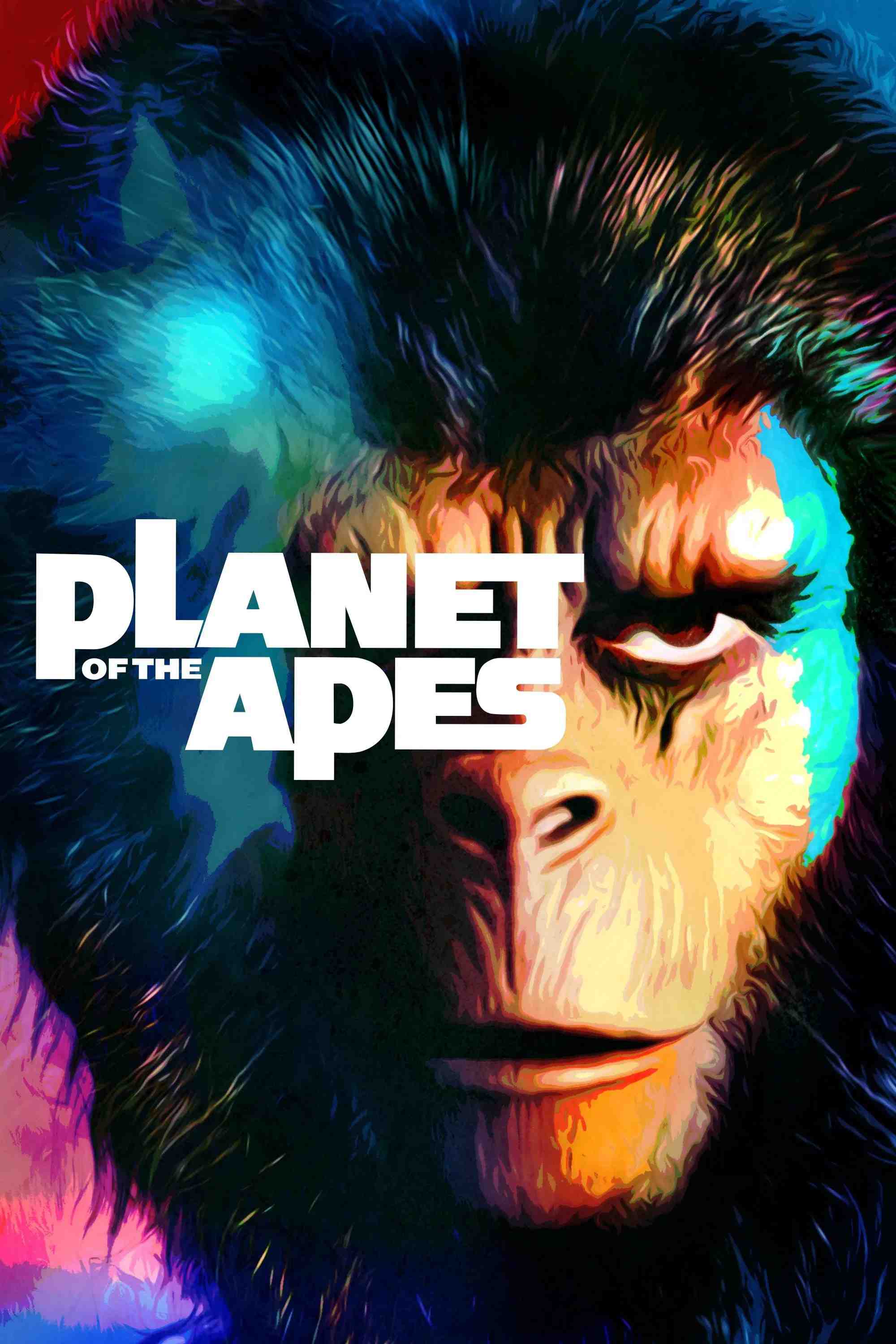 Poster chính thức của phim Phim Viễn Tưởng, Phim Phiêu Lưu "Hành Tinh Khỉ" (Planet of the Apes - 1968), với sự tham gia của diễn viên Charlton Heston và Roddy McDowall.
