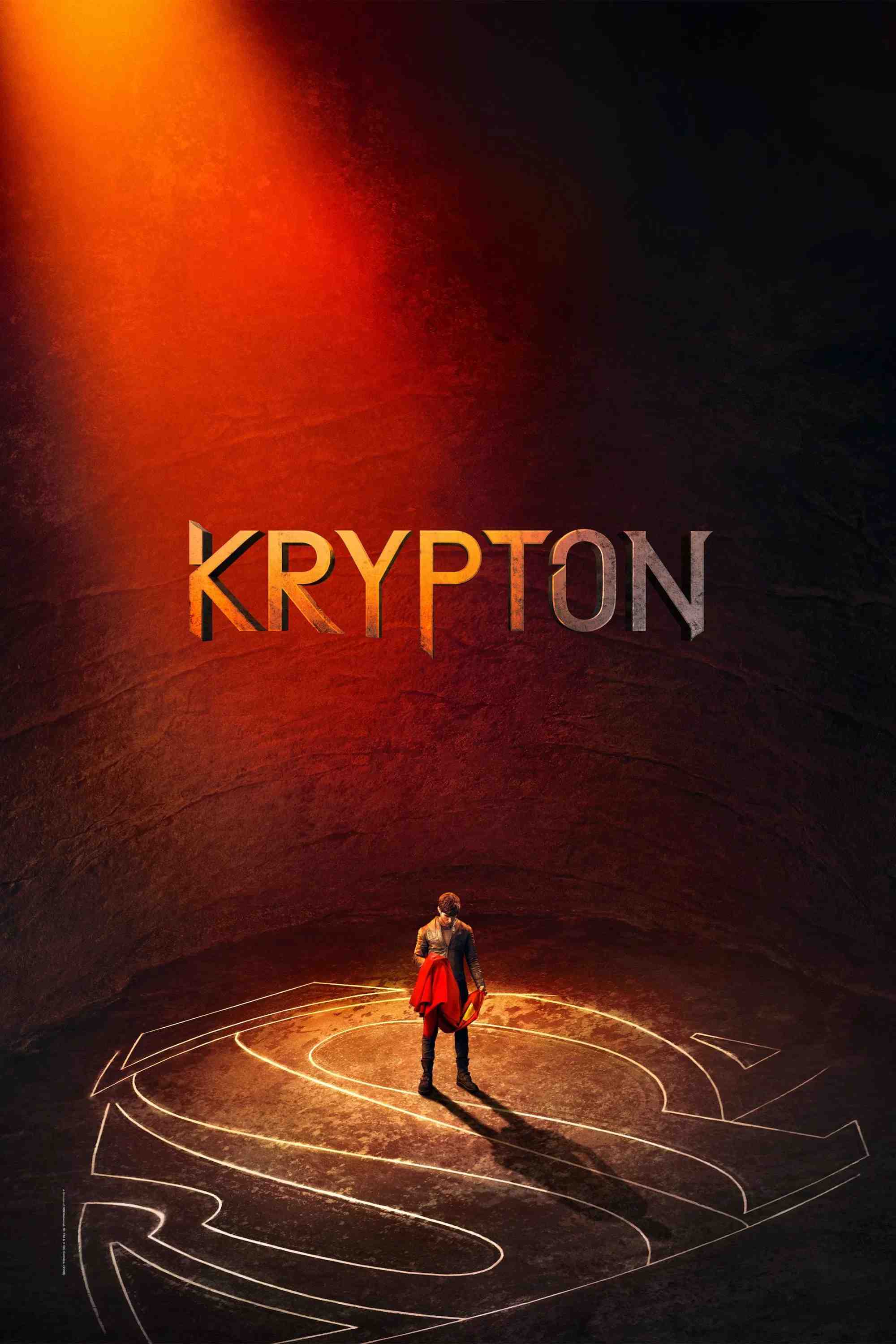 Poster chính thức của phim Phim Hành Động & Phiêu Lưu, Phim Tâm Lý "Hành Tinh Siêu Nhân (Phần 2)" (Krypton - 2018), với sự tham gia của diễn viên Cameron Cuffe và Georgina Campbell.