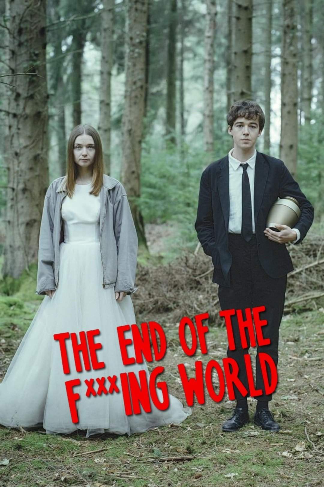 Poster chính thức của phim Phim Hài, Phim Tâm Lý "Hành Trình Chết Tiệt (Phần 2)" (The End of the F***ing World - 2017), với sự tham gia của diễn viên Alex Lawther và Jessica Barden.