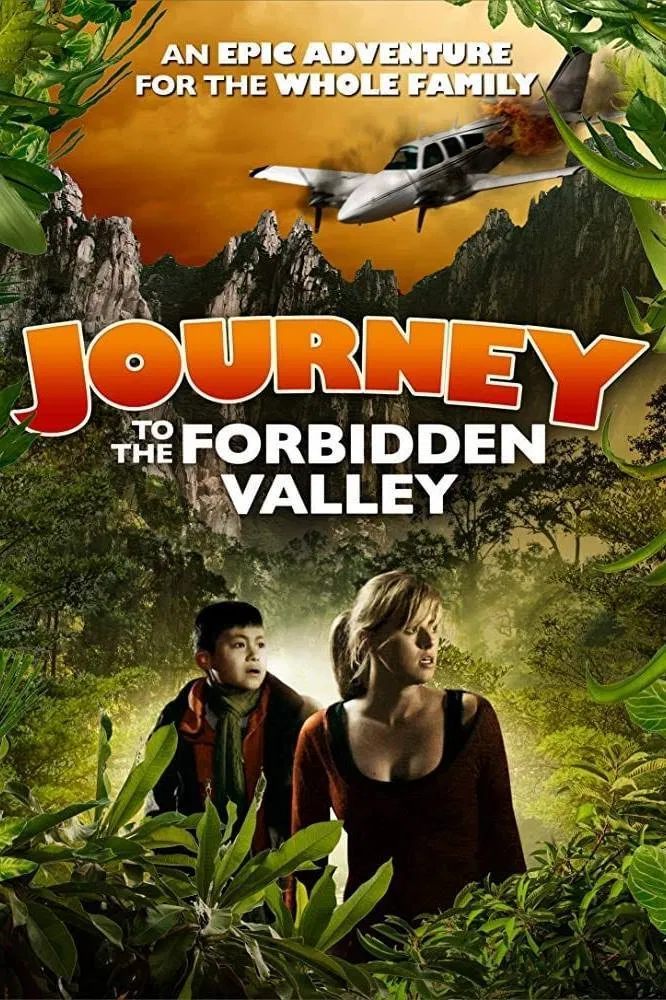 Poster chính thức của phim Phim Phiêu Lưu, Phim Hành Động "Hành Trình Đến Thung Lũng Cấm" (Journey to the Forbidden Valley - 2017), với sự tham gia của diễn viên Sasha Jackson và Douglas Tait.