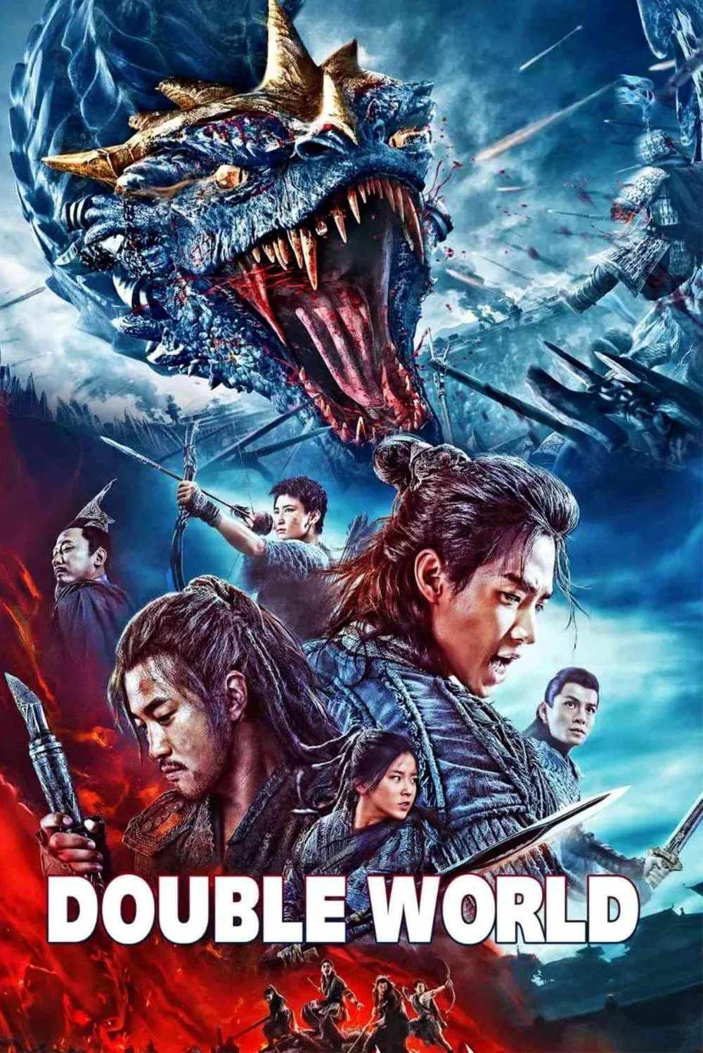 Poster chính thức của phim Phim Hành Động, Phim Phiêu Lưu "Hành Trình" (Double World - 2020), với sự tham gia của diễn viên Henry Lau và Hà Nhuận Đông.
