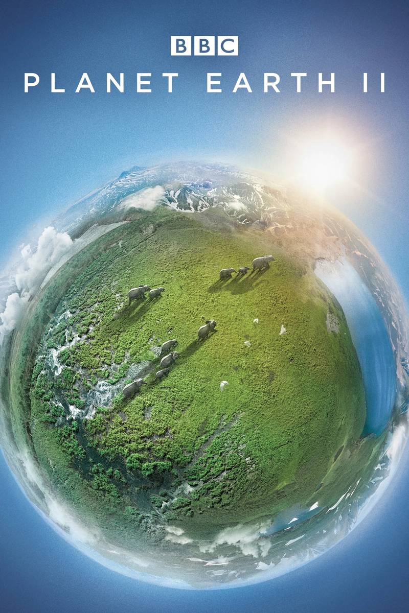 Poster chính thức của phim Phim Tài Liệu, Phim Gia Đình "Hành Trình Trái Đất 2" (Planet Earth II - 2016), với sự tham gia của diễn viên David Attenborough.