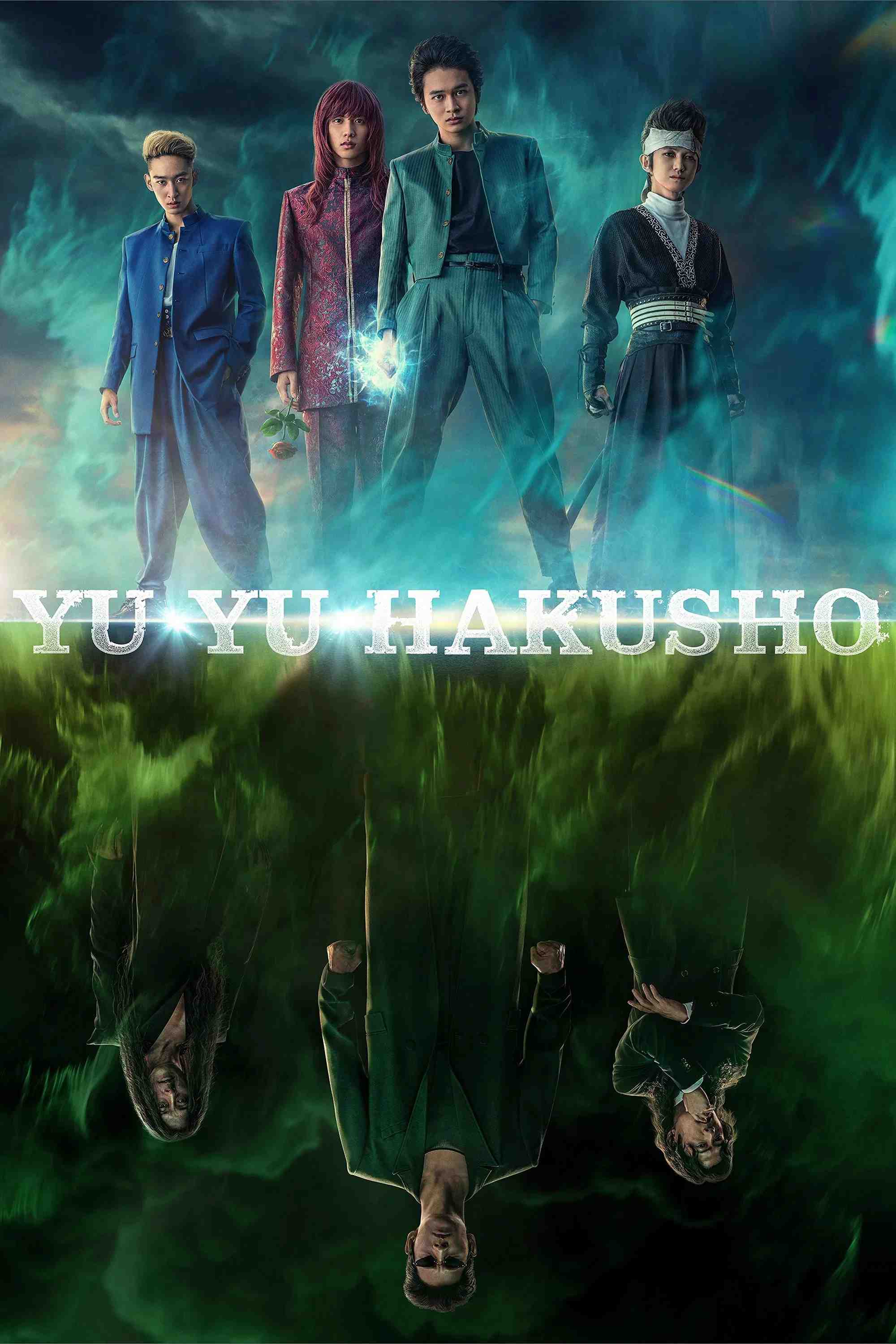 Poster chính thức của phim Phim Tâm Lý, Phim Viễn Tưởng & Giả Tưởng "Hành trình U Linh Giới" (Yu Yu Hakusho - 2023), với sự tham gia của diễn viên Takumi Kitamura và Shuhei Uesugi.