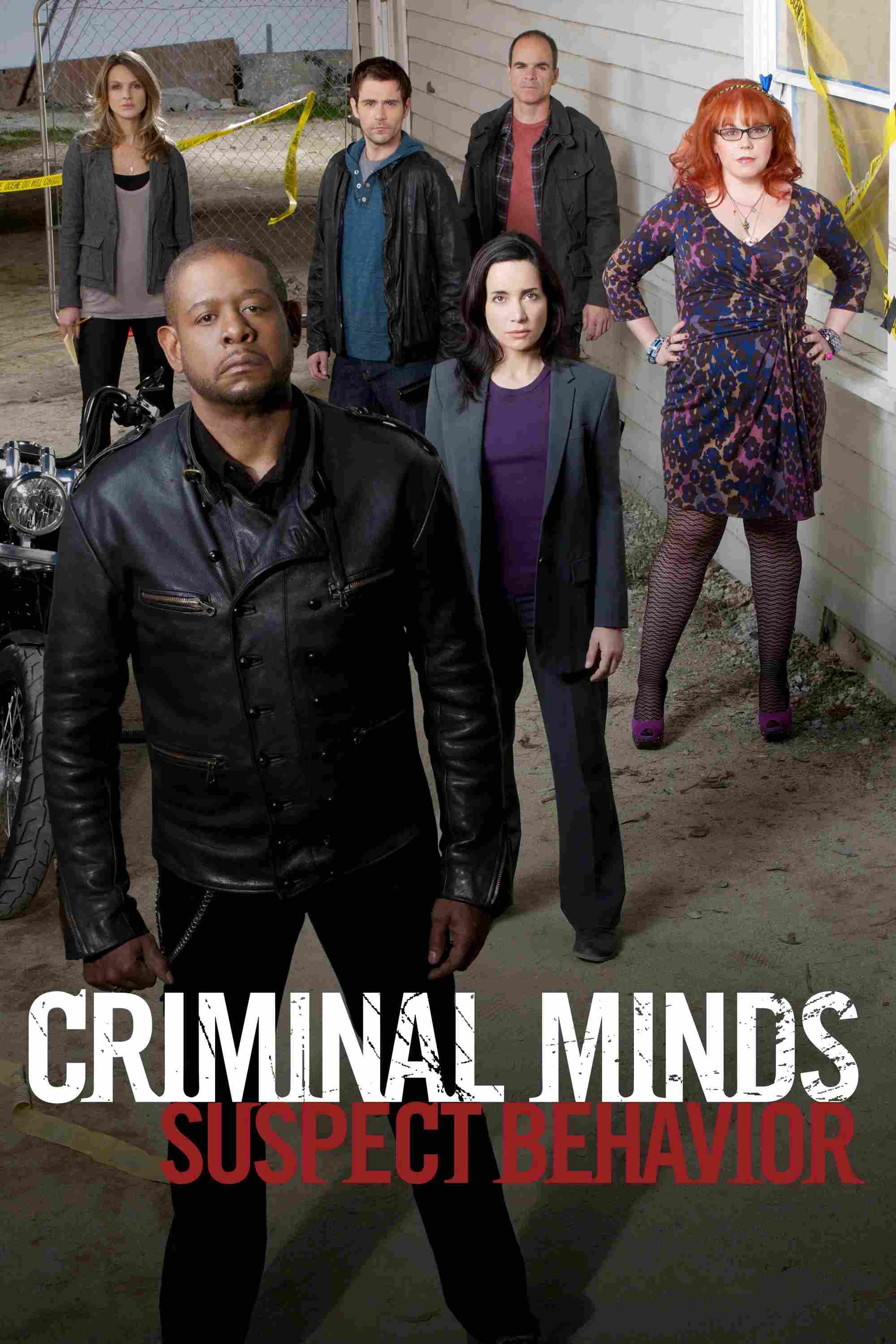 Poster chính thức của phim Phim Hình Sự, Phim Tâm Lý "Hành Vi Phạm Tội: Hành Vi Đáng Ngờ" (Criminal Minds: Suspect Behavior - 2011), với sự tham gia của diễn viên Forest Whitaker và Janeane Garofalo.