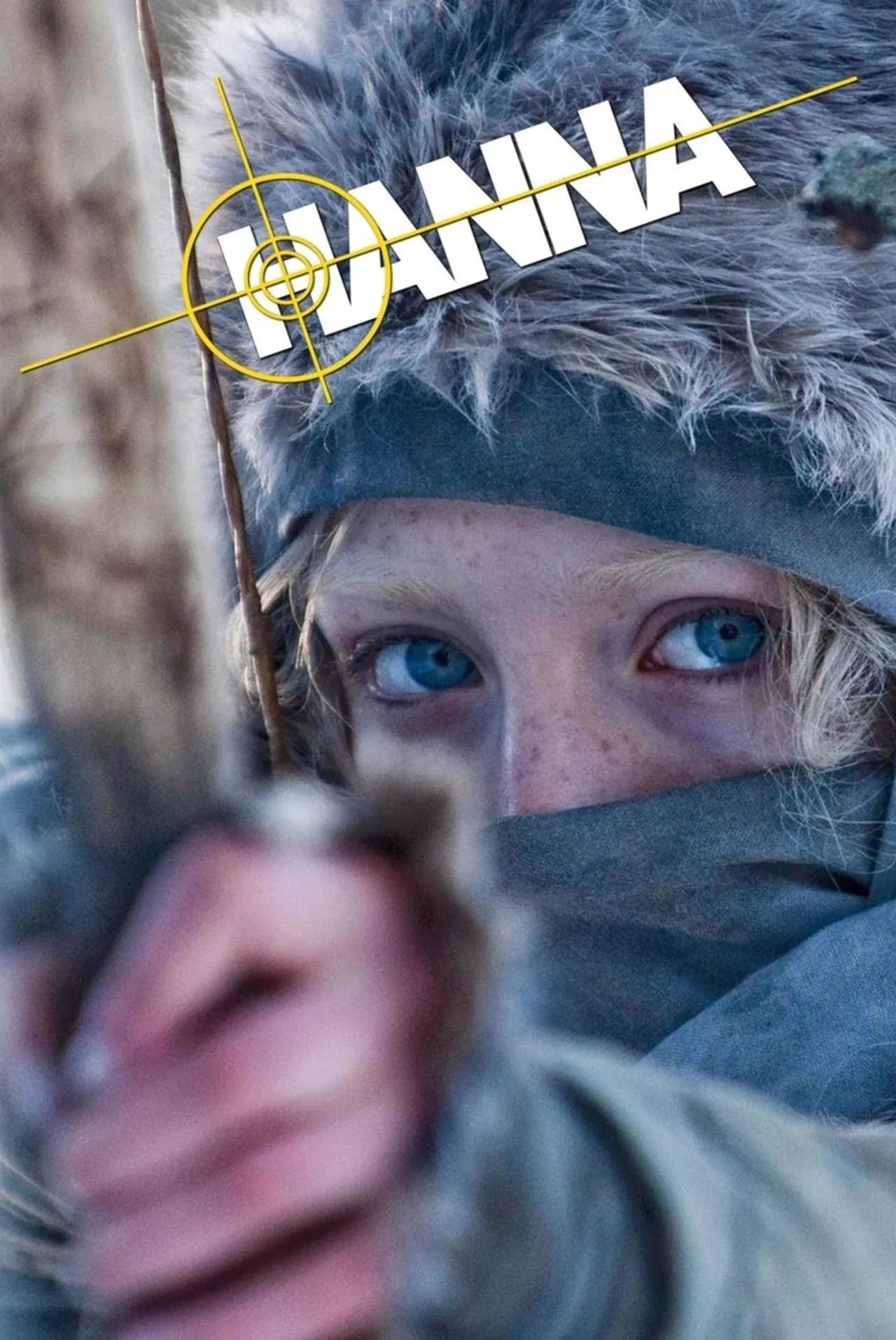 Poster chính thức của phim Phim Hành Động, Phim Giật Gân "Hanna Bí Ẩn" (Hanna - 2011), với sự tham gia của diễn viên Saoirse Ronan và Eric Bana.
