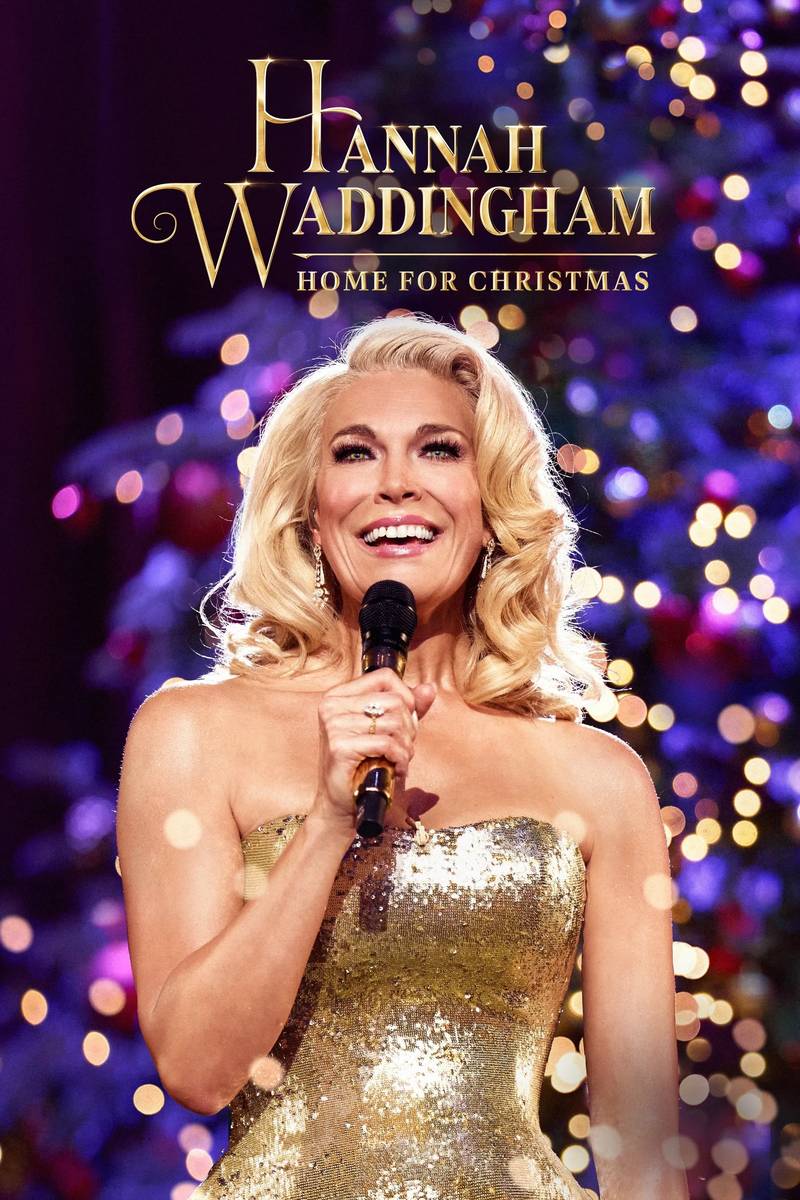 Poster chính thức của phim Phim Ca Nhạc "Hannah Waddingham: Đêm Giáng Sinh Ấm Áp" (Hannah Waddingham: Home for Christmas - 2023), với sự tham gia của diễn viên Hannah Waddingham và Juno Temple.