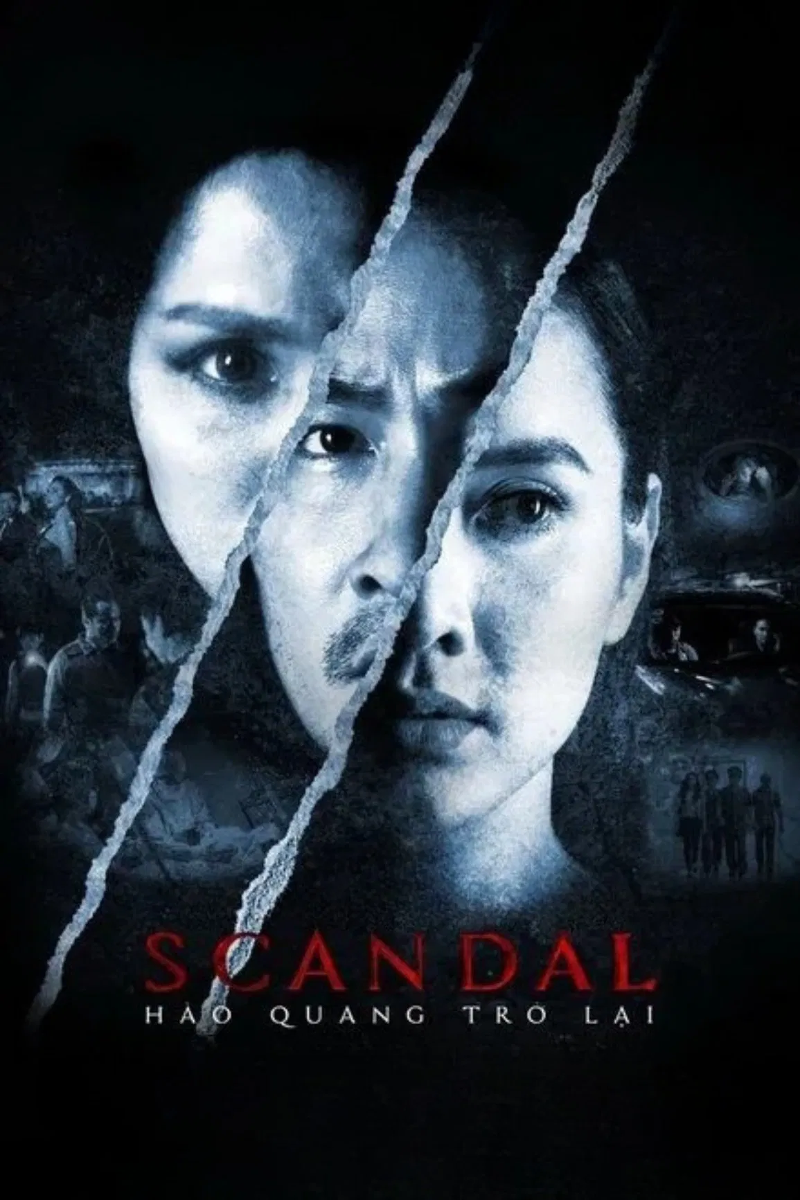 Poster chính thức của phim Phim Giật Gân "Hào Quang Trở Lại" (Scandal: Hào Quang Trở Lại - 2014), với sự tham gia của diễn viên Chi Bảo và Trang Nhung.