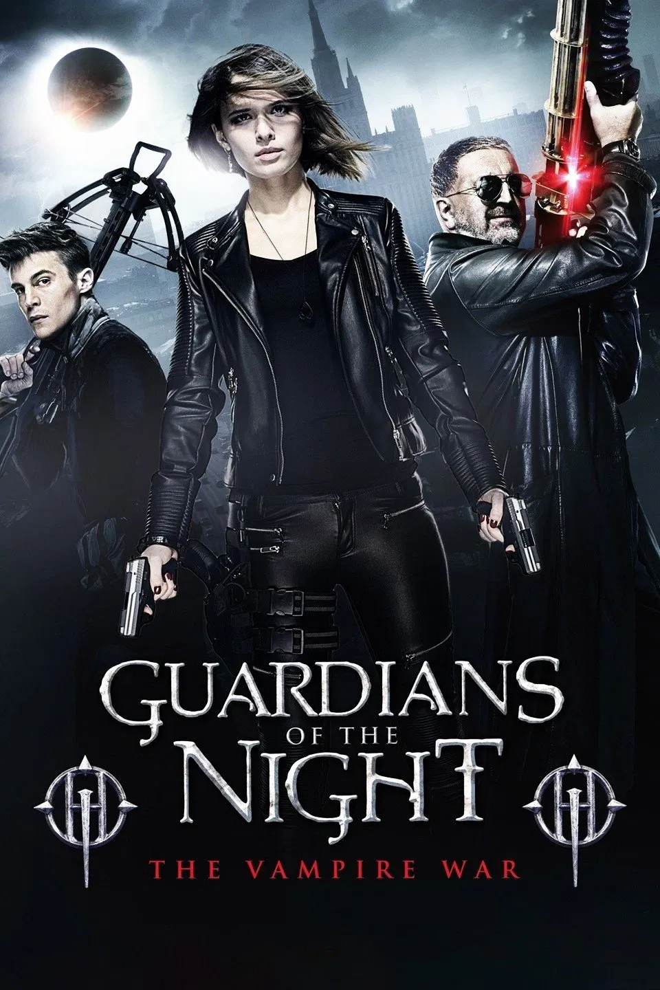 Poster chính thức của phim Phim Giả Tượng, Phim Hành Động "Hậu Duệ Ma Cà Rồng" (Night Guards - 2016), với sự tham gia của diễn viên Ivan Yankovsky và Lyubov Aksyonova.