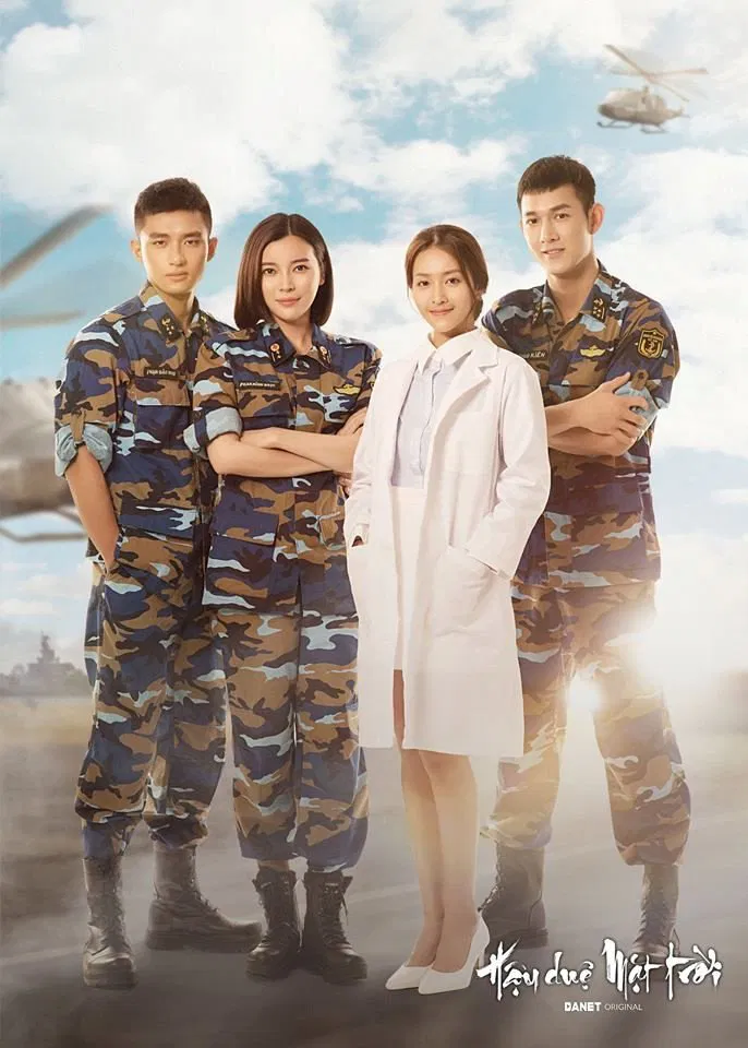 Poster chính thức của phim Phim Tâm Lý "Hậu Duệ Mặt Trời (Việt Nam)" (Descendants of the Sun - 2018), với sự tham gia của diễn viên Song Luân và Khả Ngân.