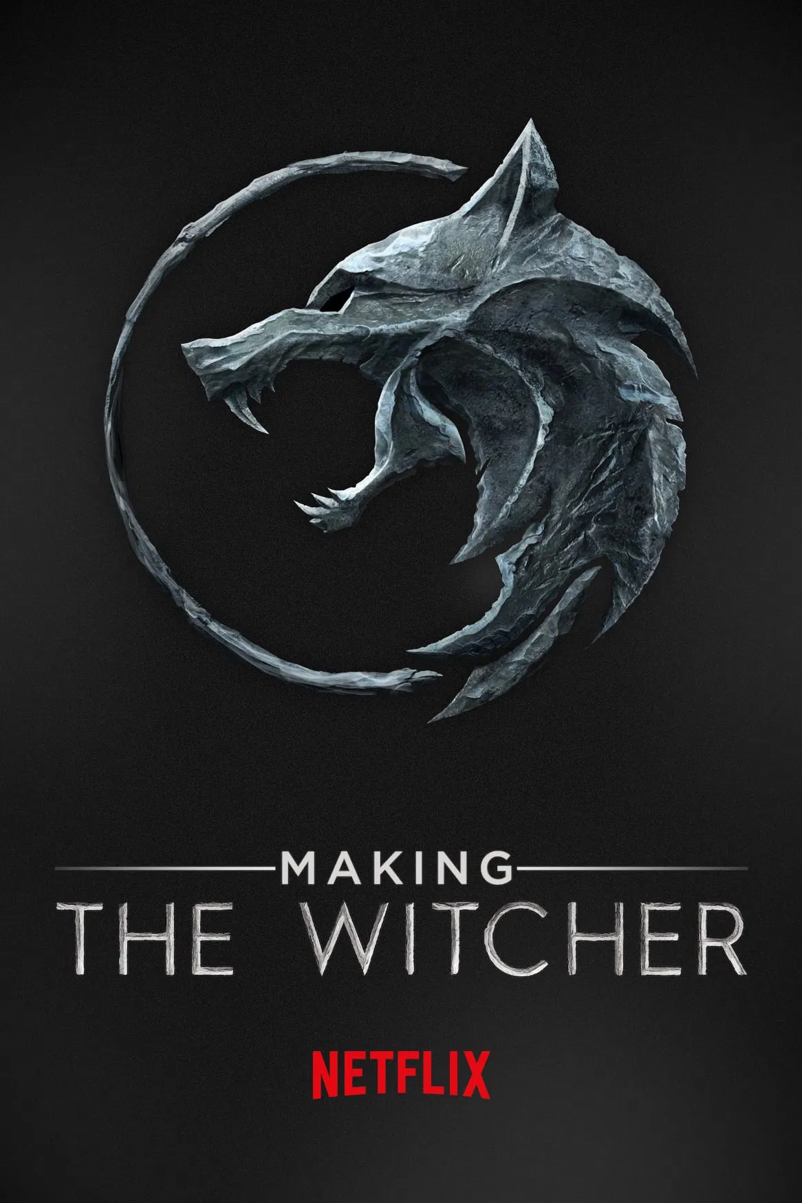 Poster chính thức của phim Phim Tài Liệu, Phim Truyền Hình "Hậu Trường: Thợ Săn Quái Vật" (Making The Witcher - 2020), với sự tham gia của diễn viên Henry Cavill và Joey Batey.