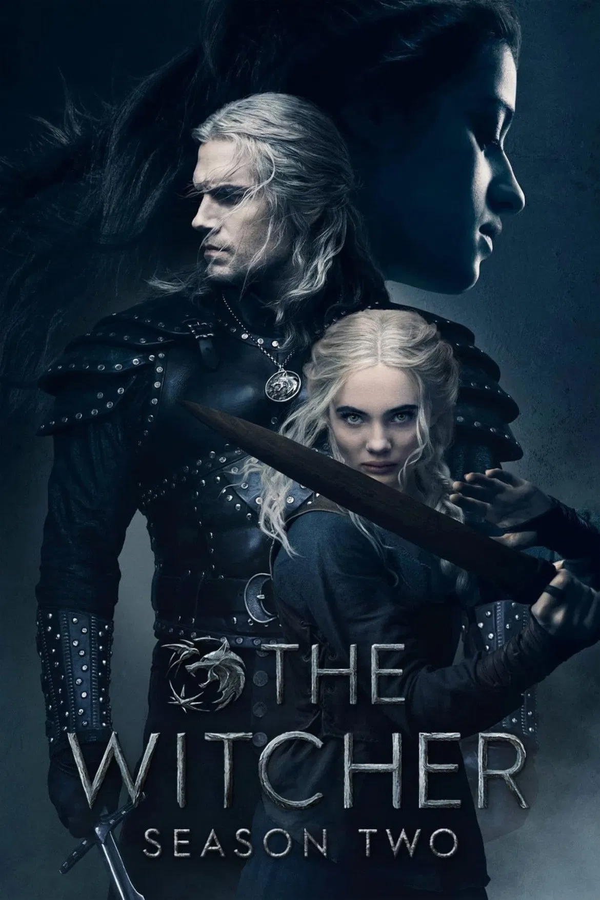 Poster chính thức của phim Phim Tài Liệu "Hậu Trường: Thợ Săn Quái Vật – Mùa 2" (Making The Witcher: Season 2 - 2021), với sự tham gia của diễn viên Henry Cavill và Anya Chalotra.