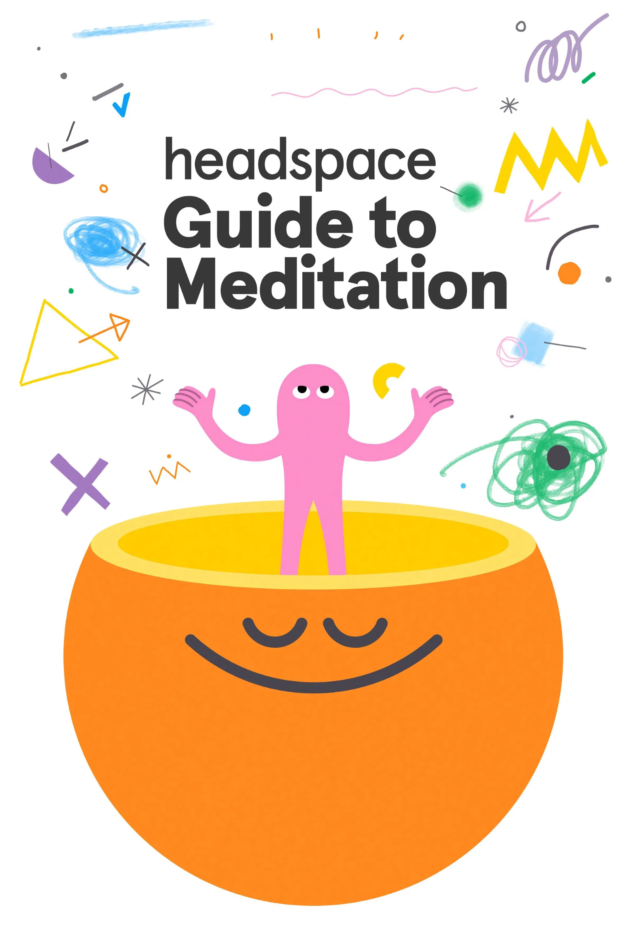 Poster chính thức của phim Phim Tài Liệu, Phim Hoạt Hình "Headspace: Hướng Dẫn Thiền Định" (Headspace Guide to Meditation - 2021), với sự tham gia của diễn viên Andy Puddicombe.