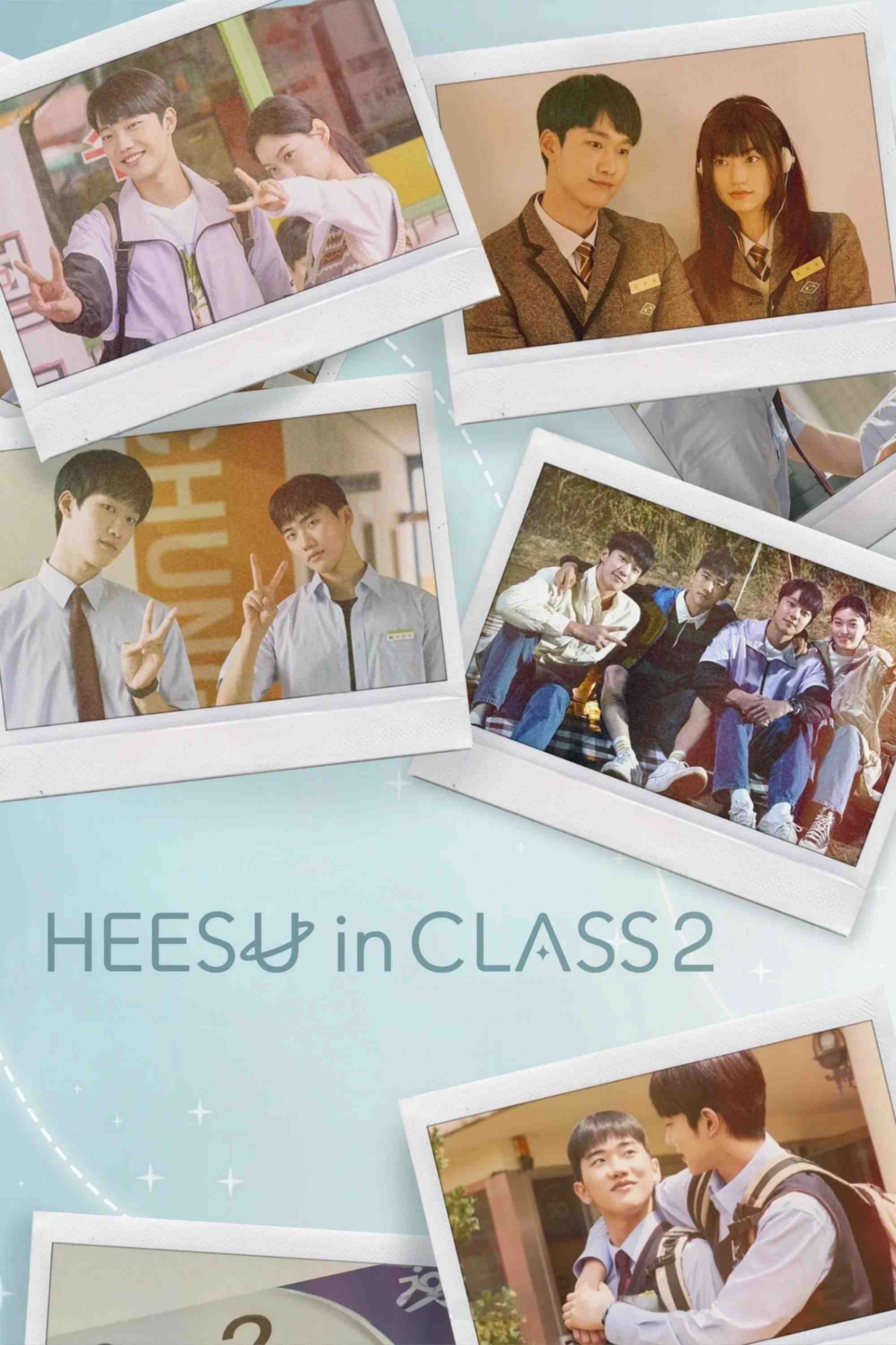 Poster chính thức của phim Phim Hài, Phim Tâm Lý "Heesu Lớp 11-2" (Heesu in Class 2 - 2025), với sự tham gia của diễn viên Ahn Ji-ho và Lee Sang-jun.