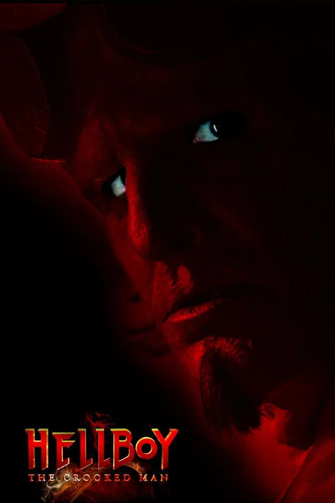 Poster chính thức của phim Phim Giả Tượng, Phim Kinh Dị "Hellboy: Đại Chiến Quỷ Dữ" (Hellboy: The Crooked Man - 2024), với sự tham gia của diễn viên Jack Kesy và Jefferson White.