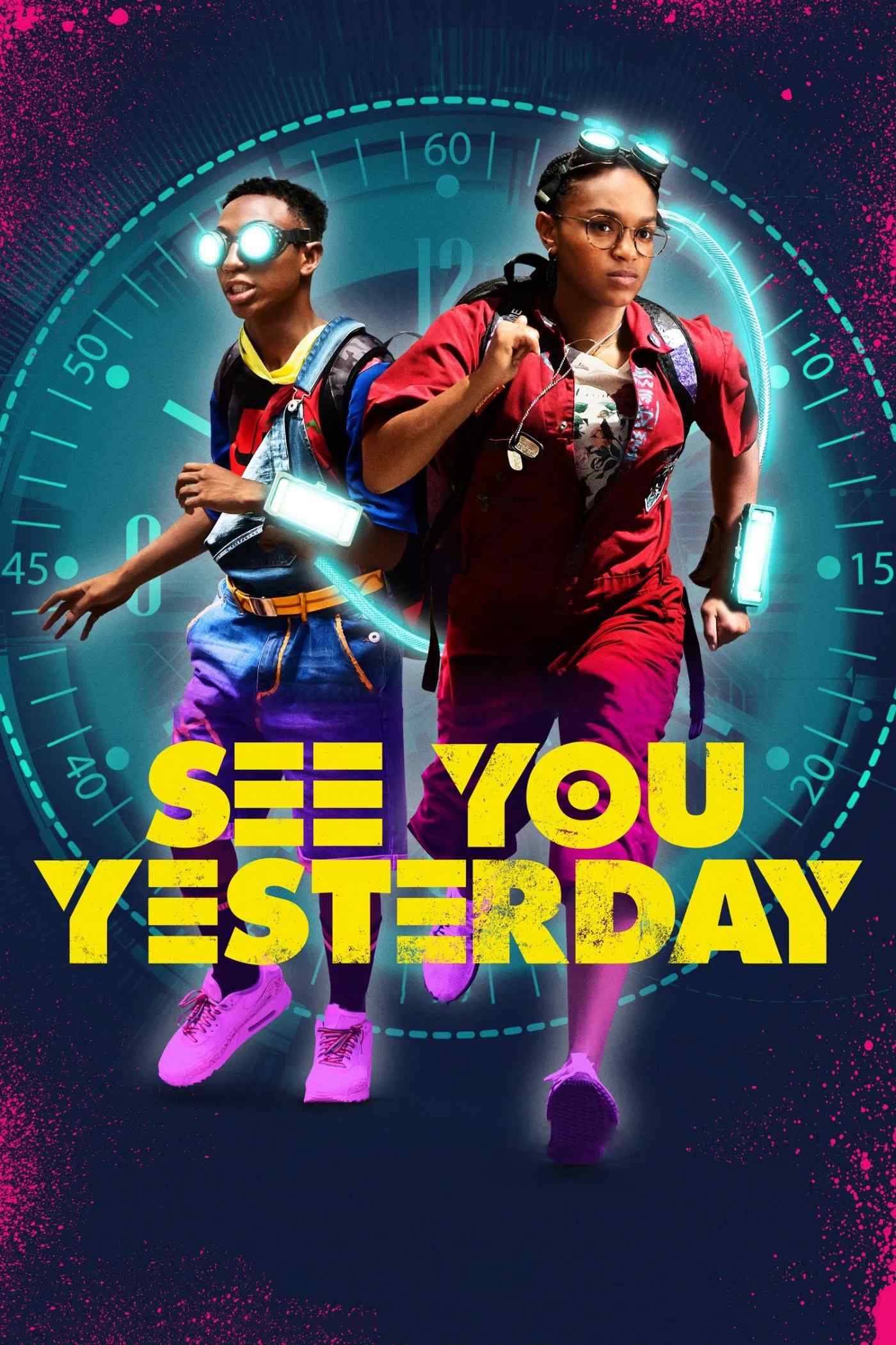 Poster chính thức của phim Phim Viễn Tưởng, Phim Tâm Lý "Hẹn Gặp Lại Ngày Hôm Qua" (See You Yesterday - 2019), với sự tham gia của diễn viên Eden Duncan-Smith và Dante Crichlow.