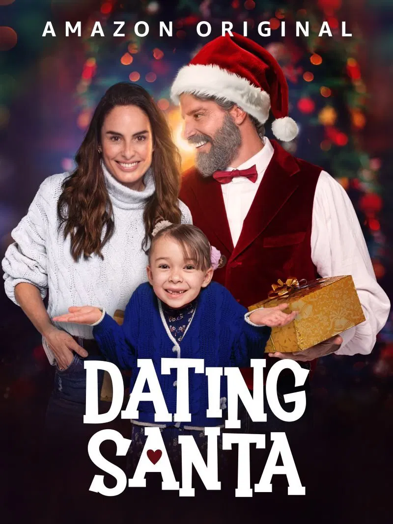 Poster chính thức của phim Phim Tâm Lý, Phim Hài "Hẹn Hò Với Ông Già Tuyết" (Dating Santa - 2023), với sự tham gia của diễn viên Ana Serradilla và David Chocarro.