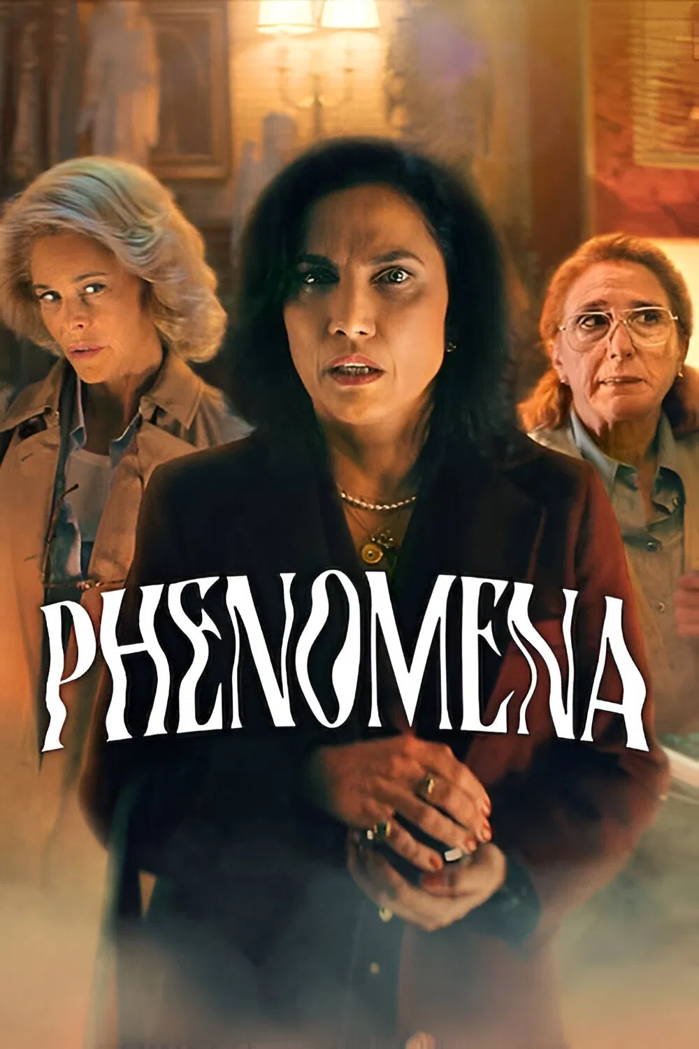 Poster chính thức của phim Phim Hài, Phim Kinh Dị "Hiện tượng dị thường" (Phenomena - 2023), với sự tham gia của diễn viên Belén Rueda và Gracia Olayo.