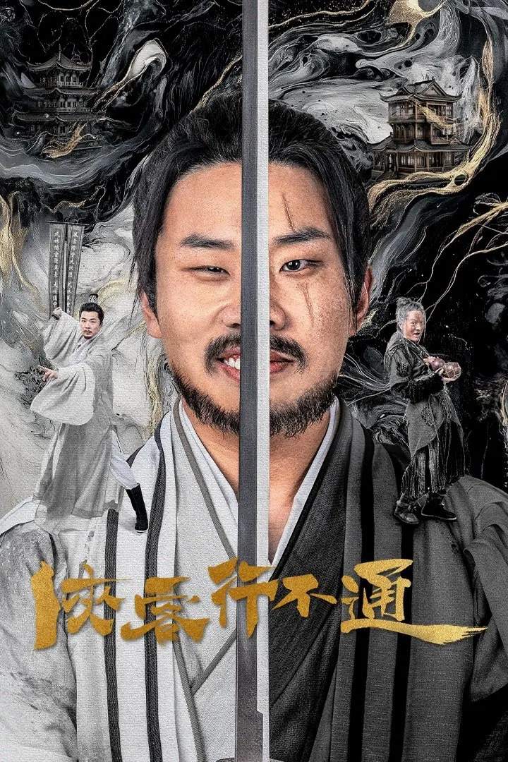 Poster chính thức của phim Phim Tâm Lý, Phim Hài "Hiệp Khách Hành Bất Thông" (Hidden Master - 2025), với sự tham gia của diễn viên Xu Zhisheng và Fan Jingyi.