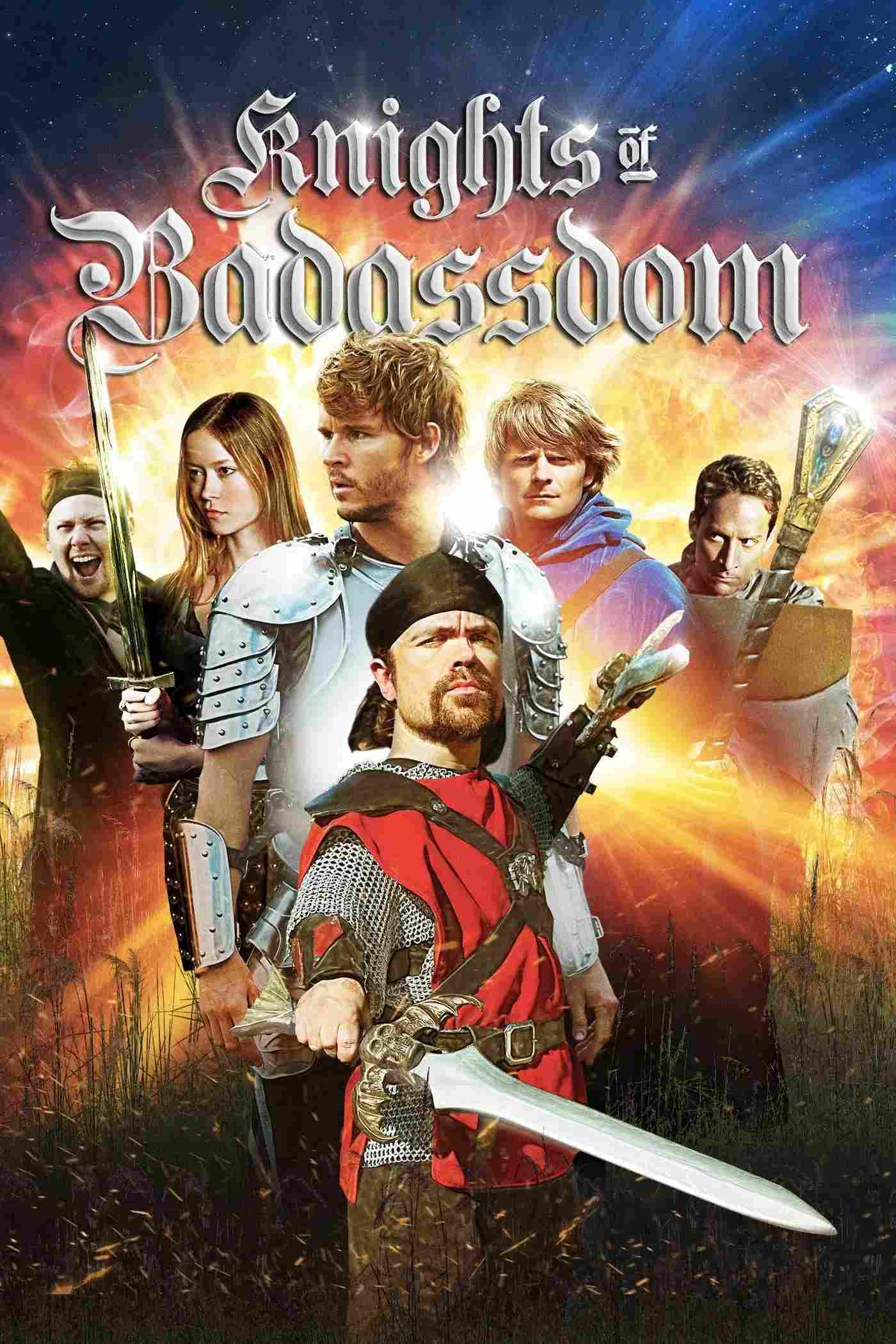 Poster chính thức của phim Phim Phiêu Lưu, Phim Giả Tượng "Hiệp Sĩ Vương Quốc Bá Đạo" (Knights of Badassdom - 2013), với sự tham gia của diễn viên Peter Dinklage và Summer Glau.