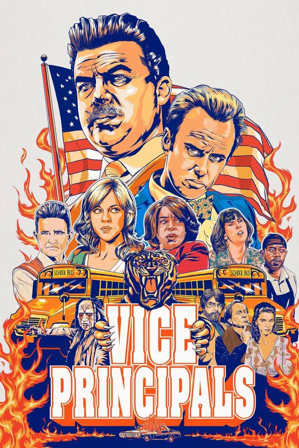 Poster chính thức của phim Phim Hài "Hiệu Phó (Phần 2)" (Vice Principals - 2016), với sự tham gia của diễn viên Danny McBride và Walton Goggins.