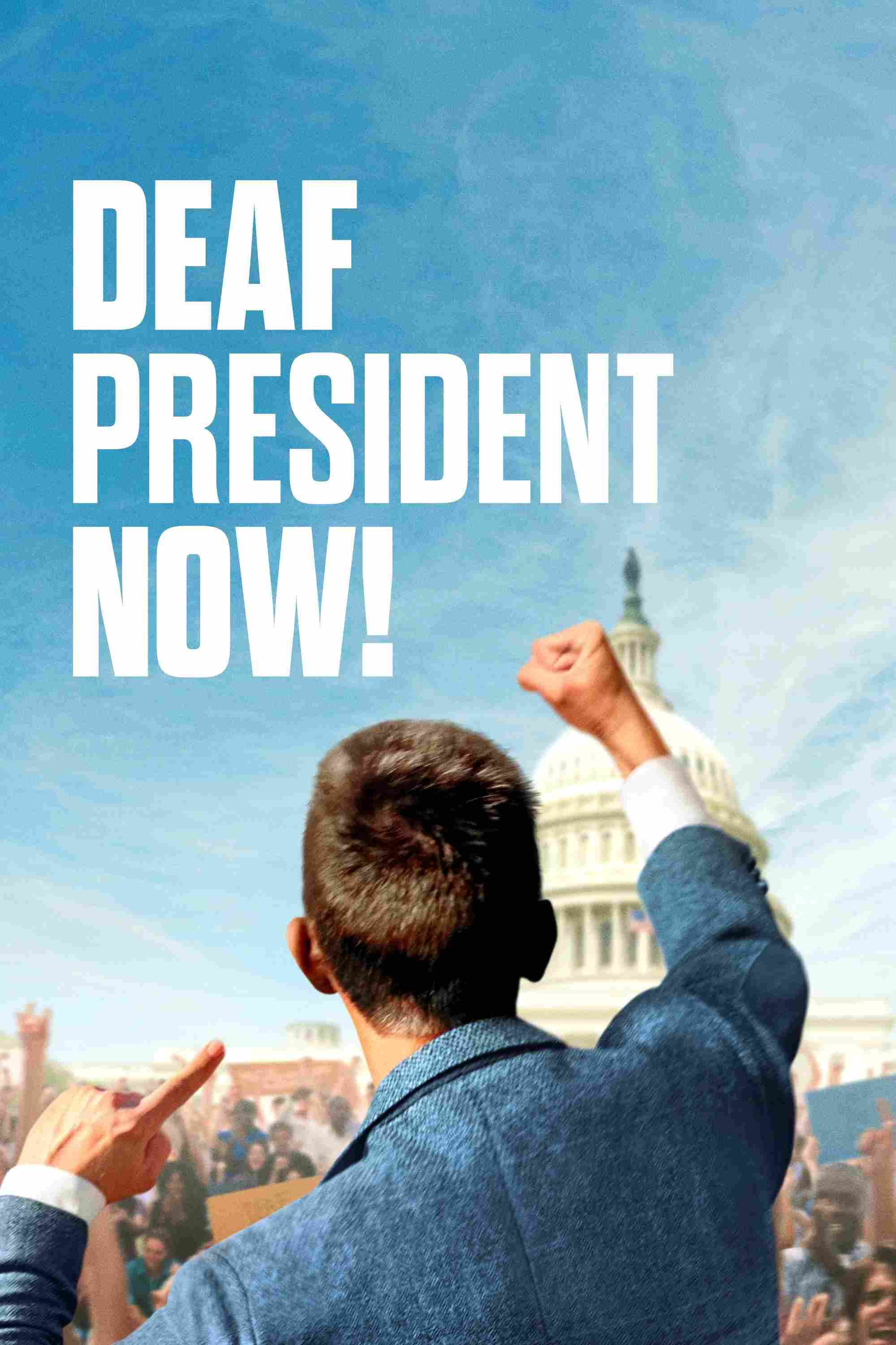Poster chính thức của phim Phim Tài Liệu "Hiệu Trưởng Khiếm Thính Đầu Tiên" (Deaf President Now! - 2025).