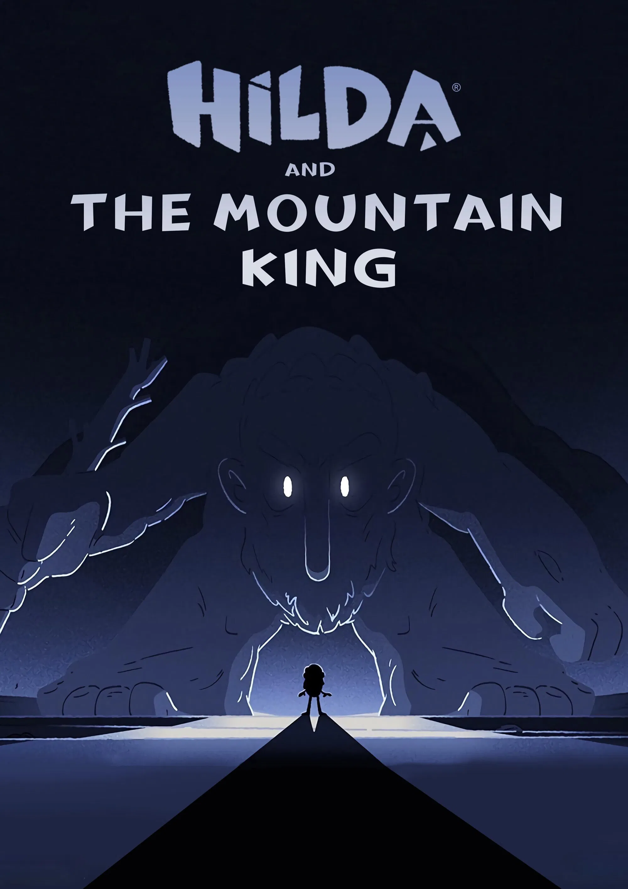 Poster chính thức của phim Phim Hoạt Hình, Phim Phiêu Lưu "Hilda and the Mountain King" (Hilda and the Mountain King - 2021), với sự tham gia của diễn viên Bella Ramsey và Ameerah Falzon-Ojo.