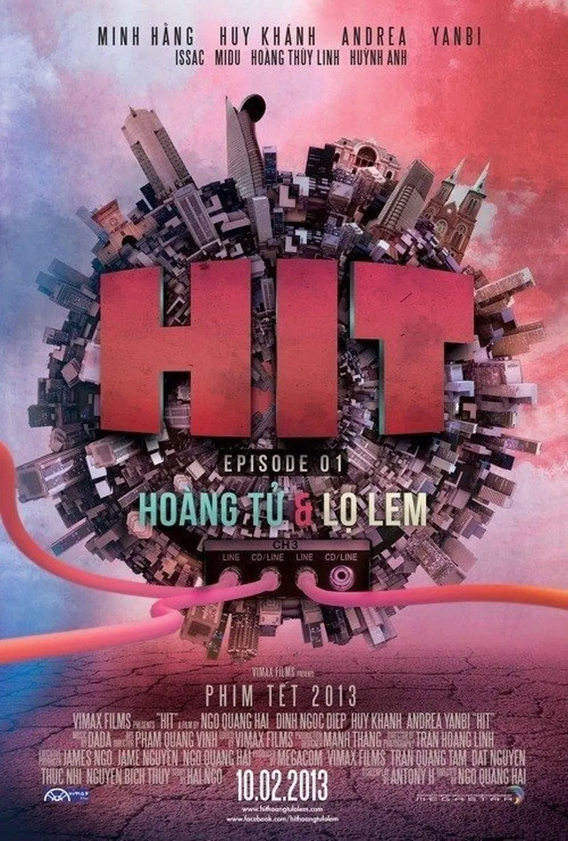 Poster chính thức của phim Phim Hài "HIT: Hoàng Tử Và Lọ Lem" (HIT: Hoàng Tử Và Lọ Lem - 2013), với sự tham gia của diễn viên Midu.