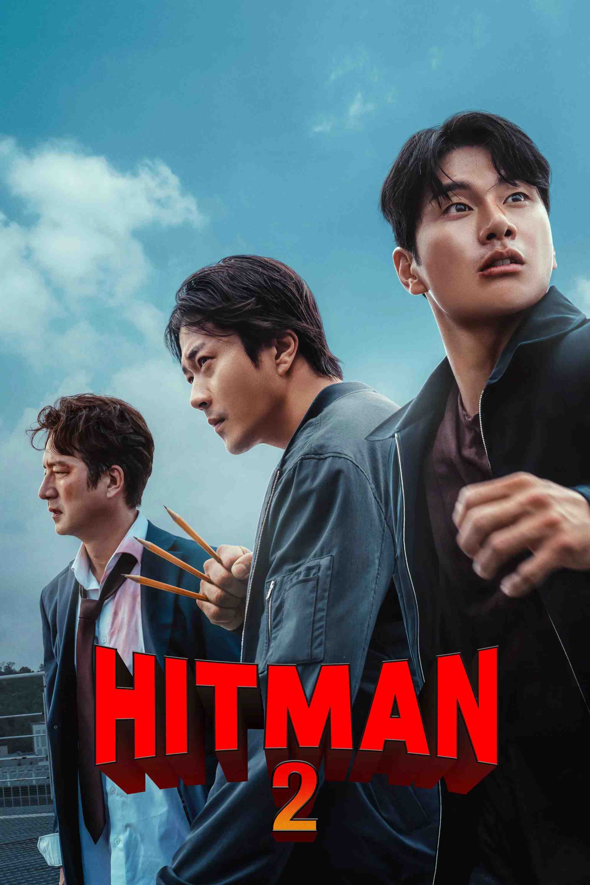 Poster chính thức của phim Phim Hành Động, Phim Hài "Hitman: Sát Thủ Vô Cùng Cực Hài" (Hitman 2 - 2025), với sự tham gia của diễn viên Kwon Sang-woo và Jung Jun-ho.