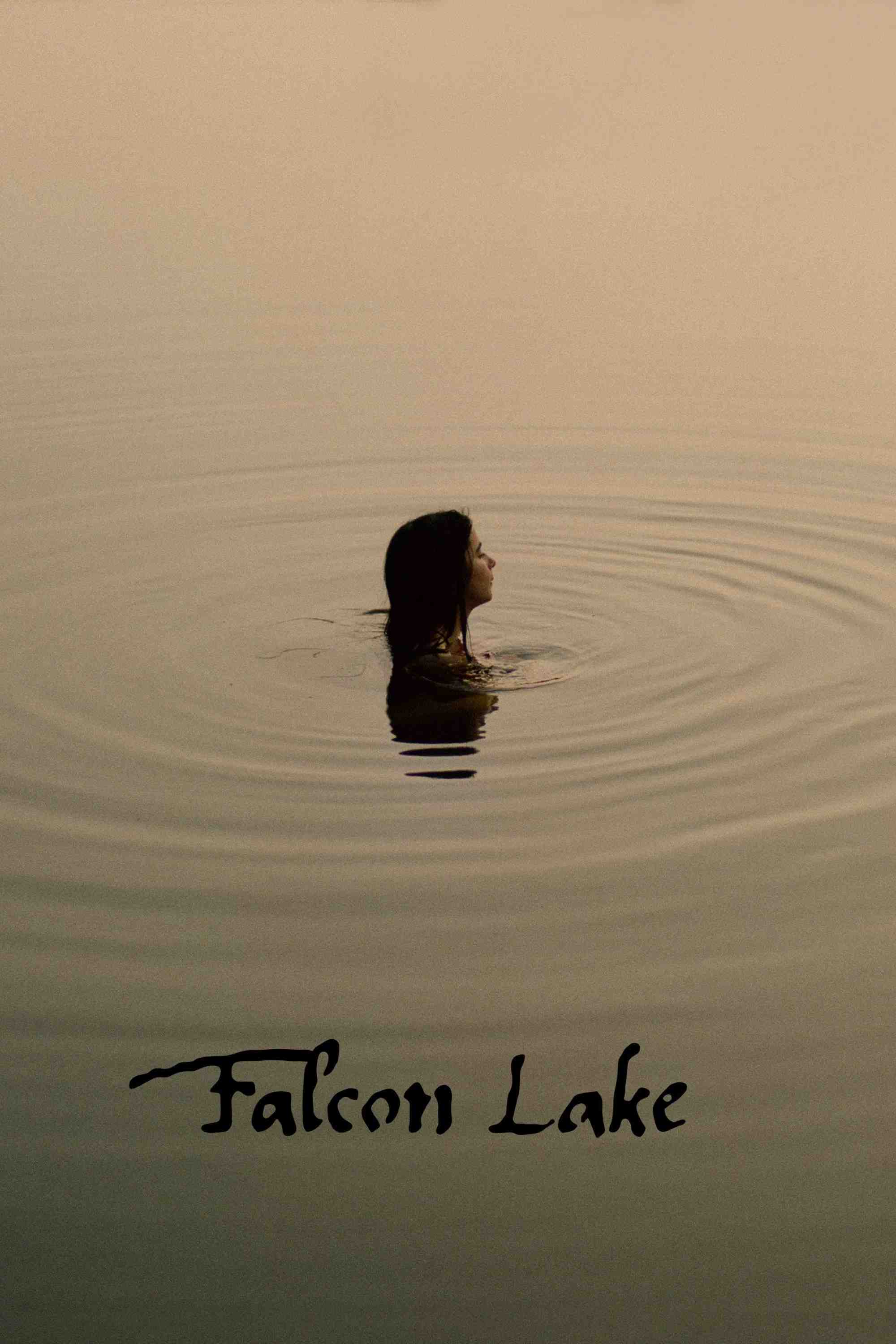Poster chính thức của phim Phim Tâm Lý, Phim Tình Cảm "Hồ Falcon" (Falcon Lake - 2022), với sự tham gia của diễn viên Joseph Engel và Sara Montpetit.