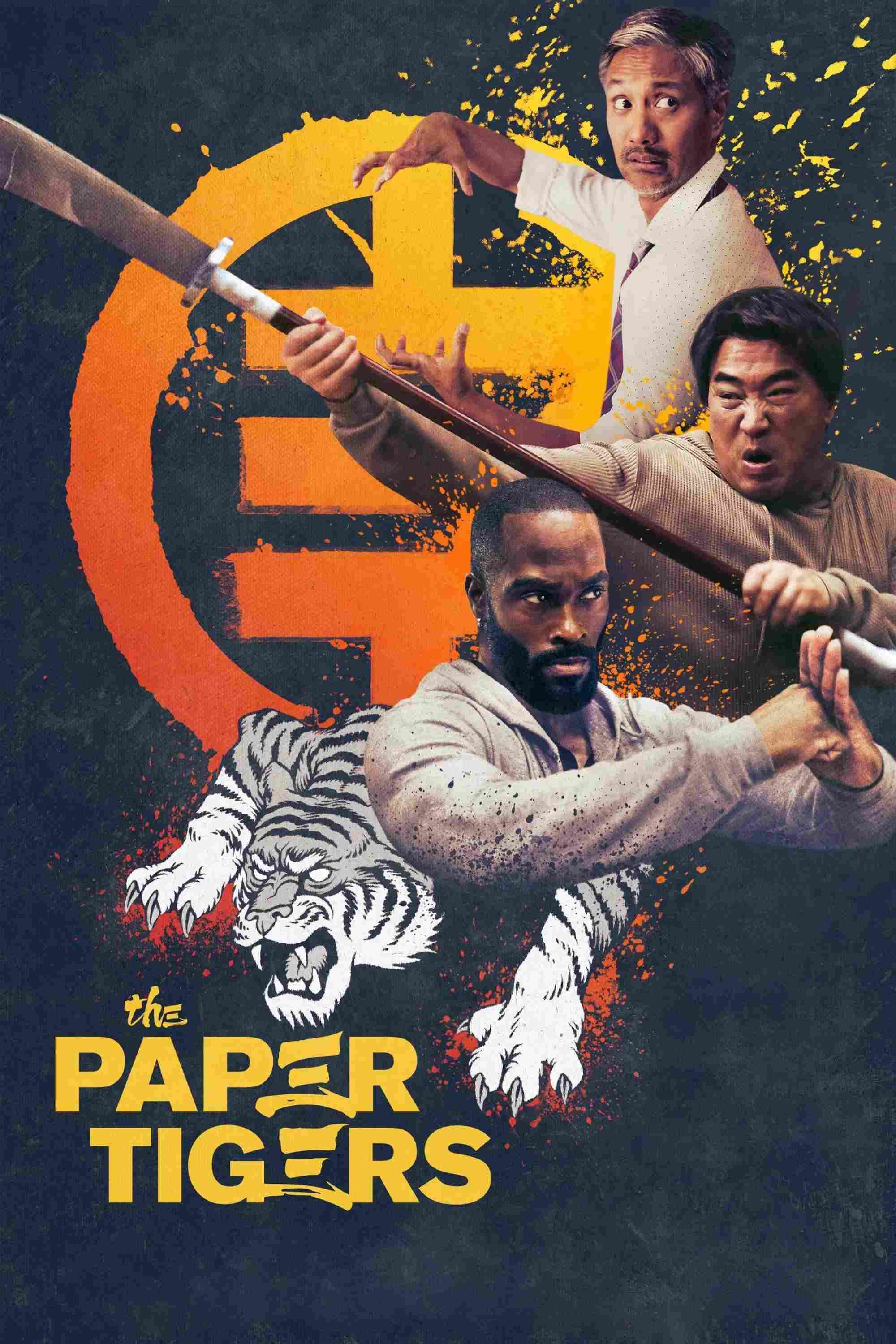 Poster chính thức của phim Phim Hành Động, Phim Hài "Hổ Giấy" (The Paper Tigers - 2020), với sự tham gia của diễn viên Alain Uy và Ron Yuan.