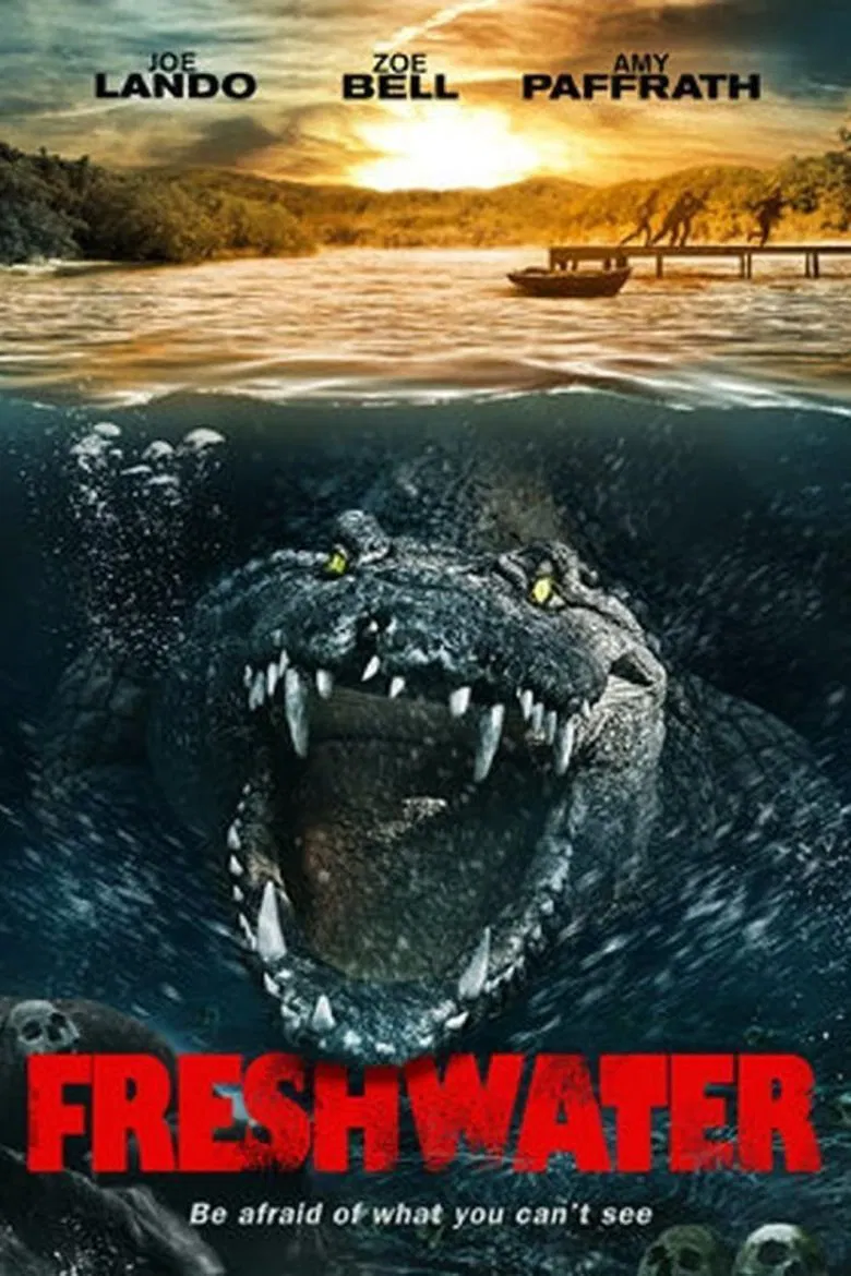 Poster chính thức của phim Phim Giật Gân, Phim Kinh Dị "Hồ Quái Thú" (Freshwater - 2016), với sự tham gia của diễn viên Joe Lando và Zoë Bell.