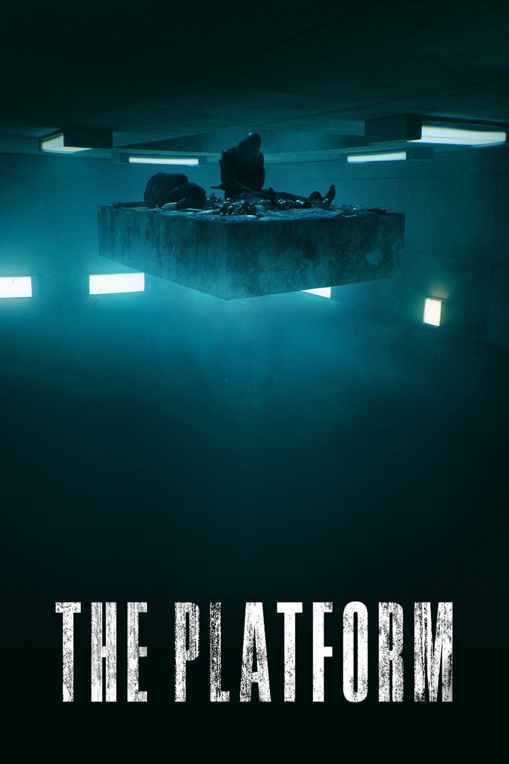 Poster chính thức của phim Phim Tâm Lý, Phim Viễn Tưởng "Hố sâu đói khát" (The Platform - 2019), với sự tham gia của diễn viên Ivan Massagué và Antonia San Juan.