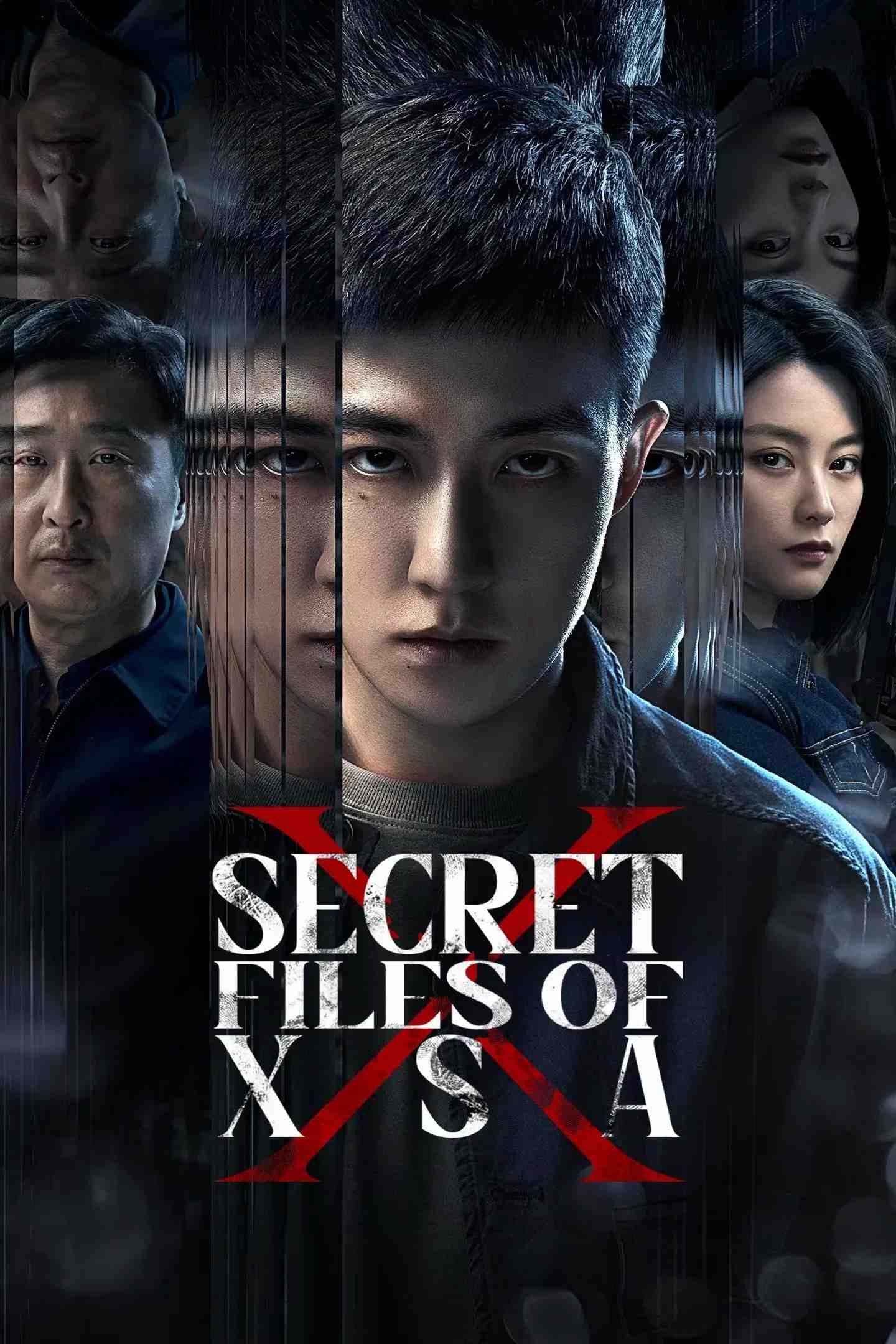 Poster chính thức của phim Phim Hình Sự, Phim Bí Ẩn "Hồ Sơ Mật Cục X" (Secret Files of XSA - 2025), với sự tham gia của diễn viên Cốc Gia Thành và Thượng Ngữ Hiền.