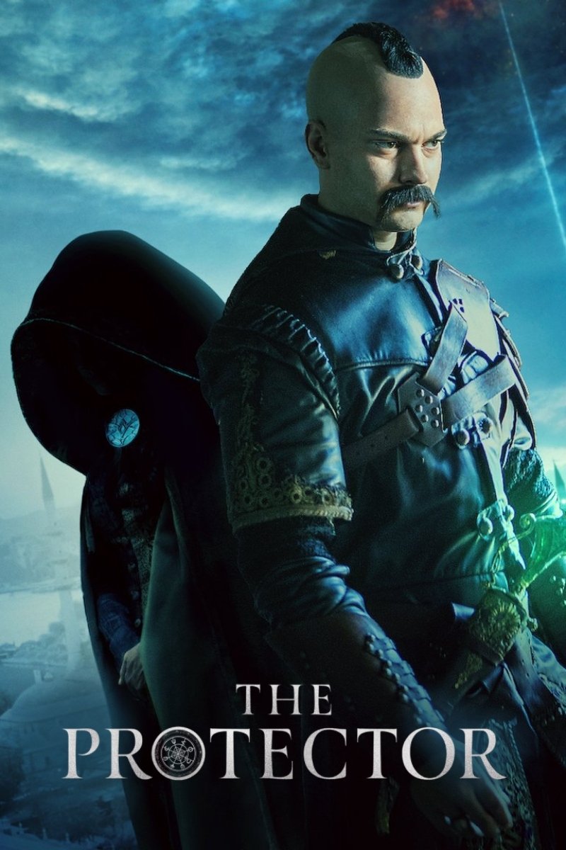 Poster chính thức của phim Phim Hành Động & Phiêu Lưu, Phim Viễn Tưởng & Giả Tưởng "Hộ Thần (Phần 1)" (The Protector - 2018), với sự tham gia của diễn viên Çağatay Ulusoy và Hazar Ergüçlü.