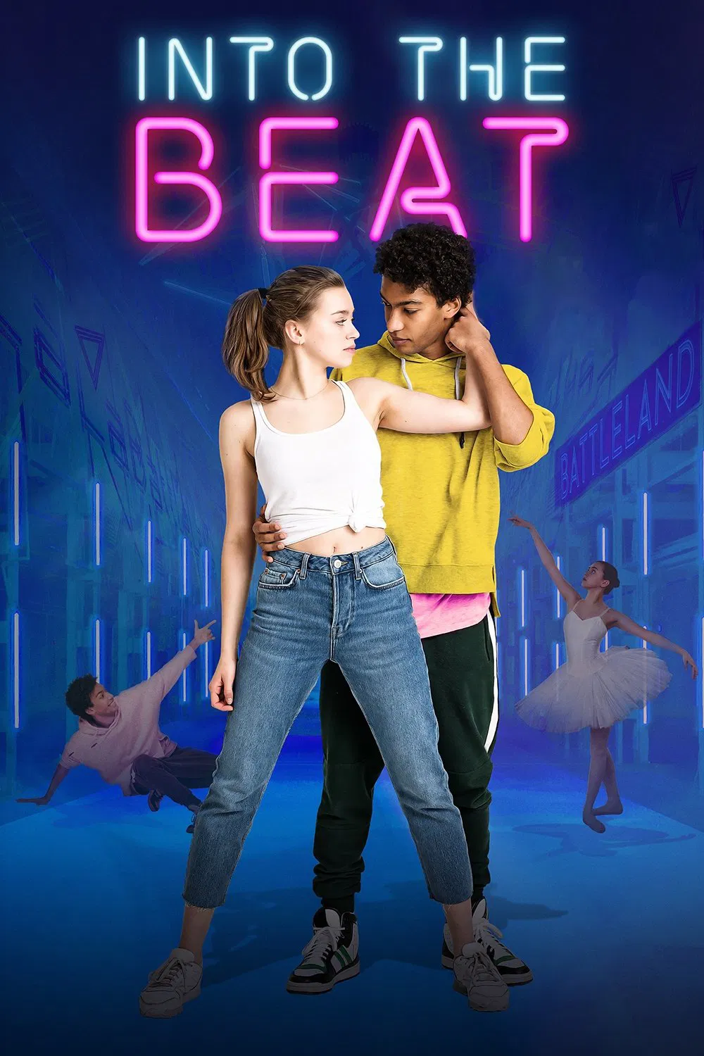 Poster chính thức của phim Phim Tâm Lý, Phim Tình Cảm "Hòa cùng nhịp điệu: Vũ khúc từ con tim" (Into the Beat - 2020), với sự tham gia của diễn viên Alexandra Pfeifer và Yalany Marschner.
