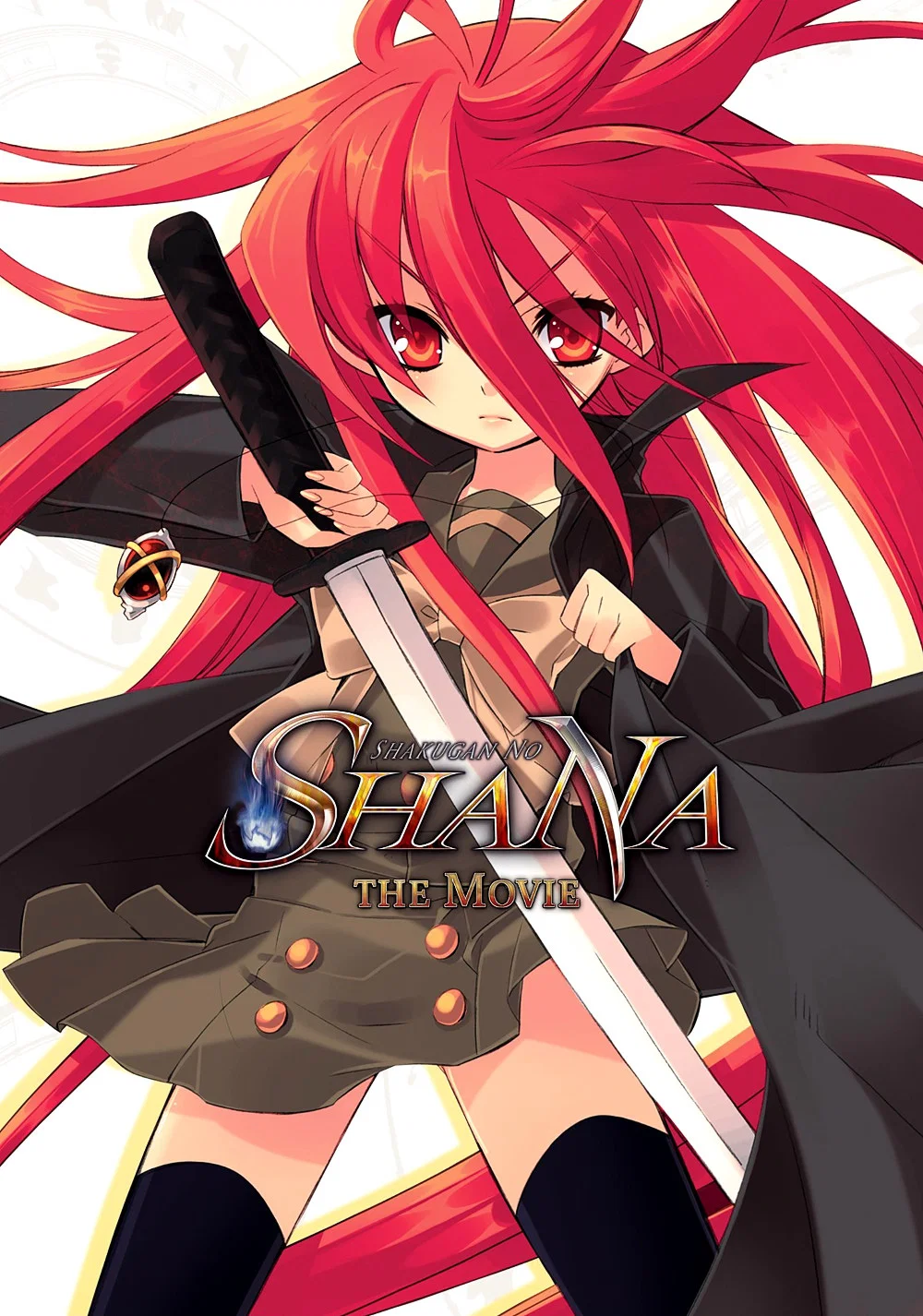 Poster chính thức của phim Phim Hoạt Hình, Phim Giả Tượng "Hoả nhãn của Shana (Movie)" (Shakugan no Shana: The Movie - 2007), với sự tham gia của diễn viên Satoshi Hino và Ayako Kawasumi.