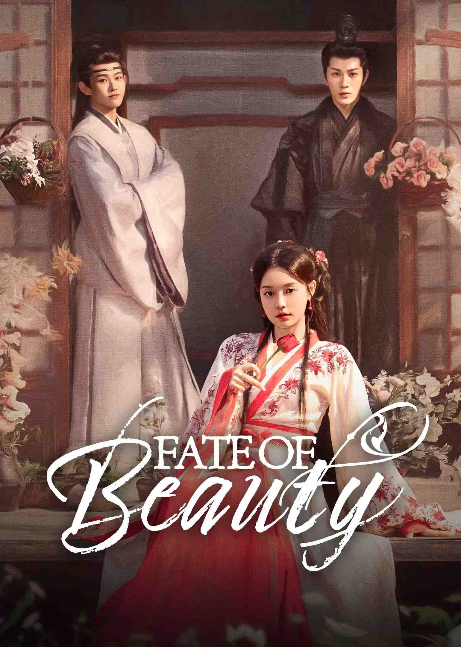Poster chính thức của phim Phim Tâm Lý "Hoa Nhan Kiếp" (Fate of Beauty - 2024), với sự tham gia của diễn viên Zhang Chuhan và Zhao Huanran.