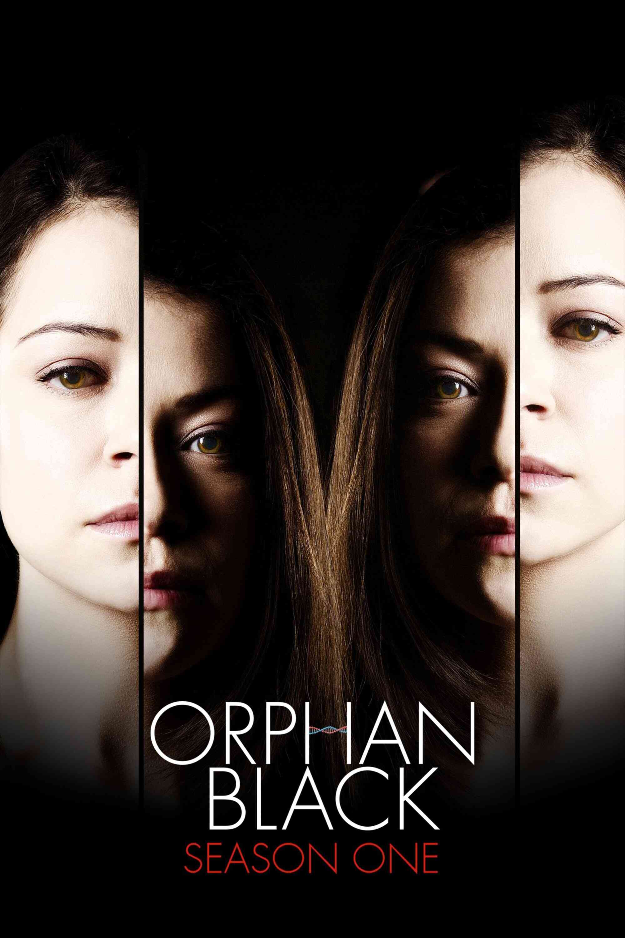 Poster chính thức của phim Phim Tâm Lý, Phim Viễn Tưởng & Giả Tưởng "Hoán Vị (Phần 1)" (Orphan Black - 2013), với sự tham gia của diễn viên Tatiana Maslany và Jordan Gavaris.