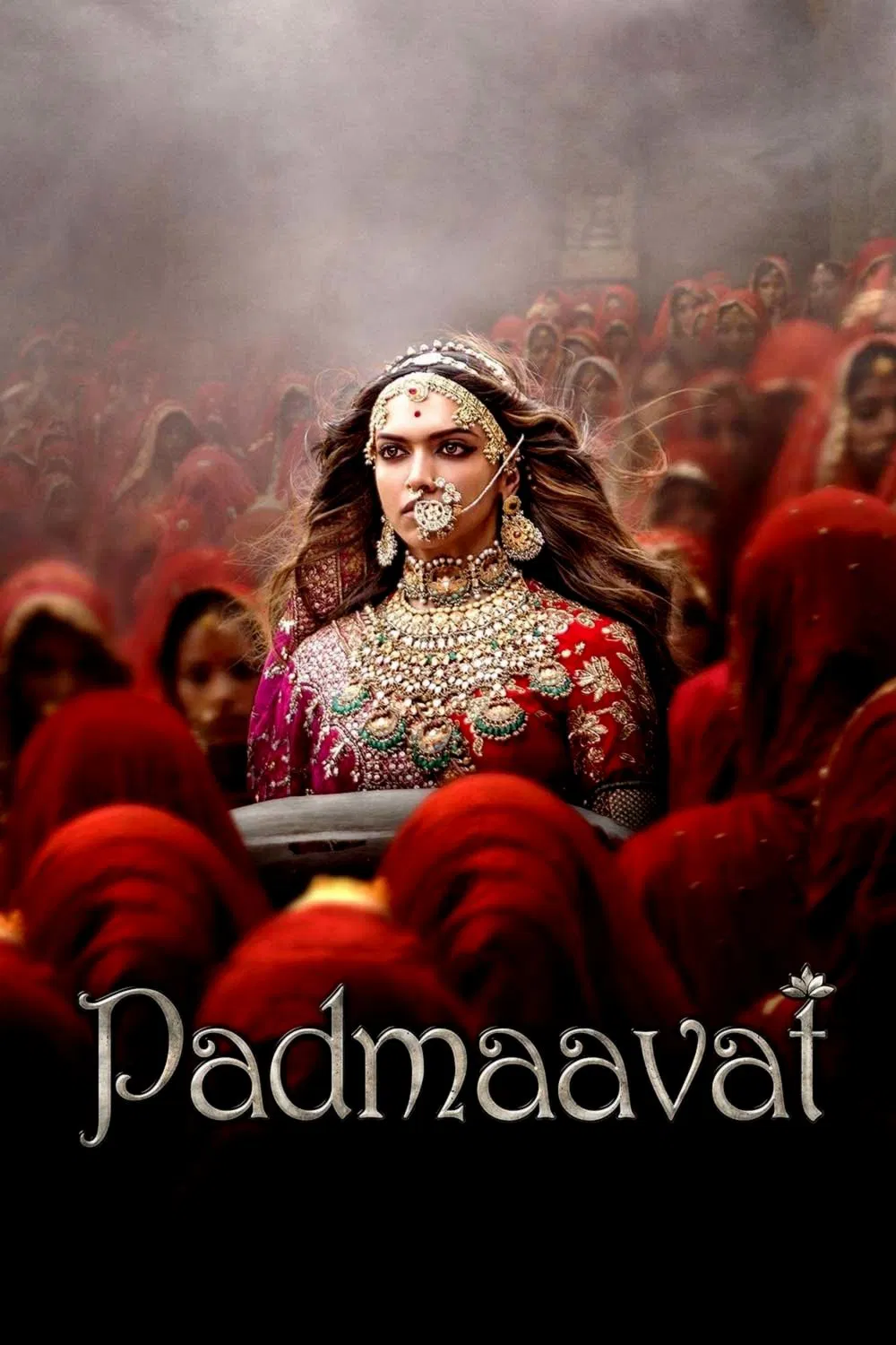 Poster chính thức của phim Phim Tâm Lý, Phim Lịch Sử "Hoàng Hậu Padmaavat" (Padmaavat - 2018), với sự tham gia của diễn viên Deepika Padukone và Ranveer Singh.