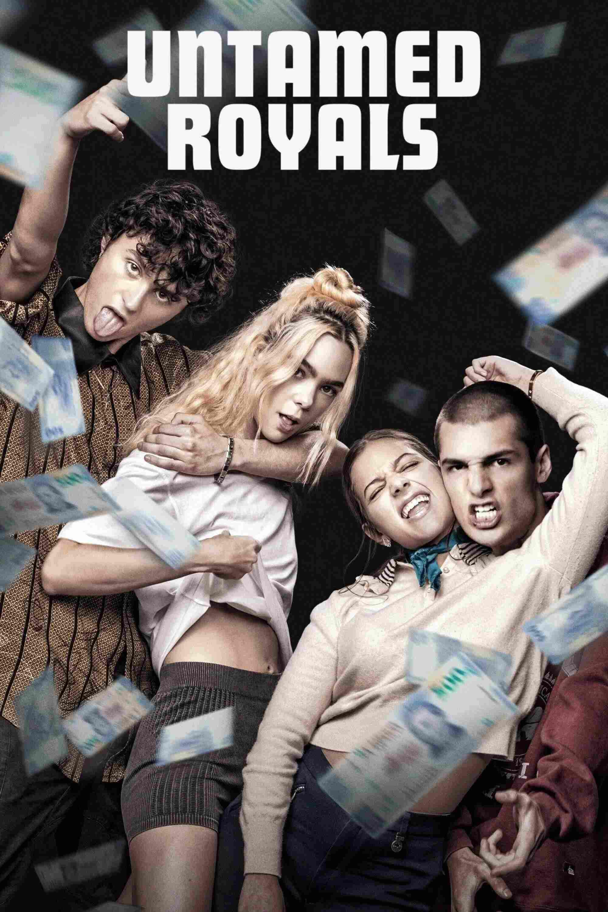 Poster chính thức của phim Phim Giật Gân, Phim Hình Sự "Hoàng Tử Hư Hỏng" (Untamed Royals - 2024), với sự tham gia của diễn viên Juan Pablo Fuentes và Fernando Cattori.