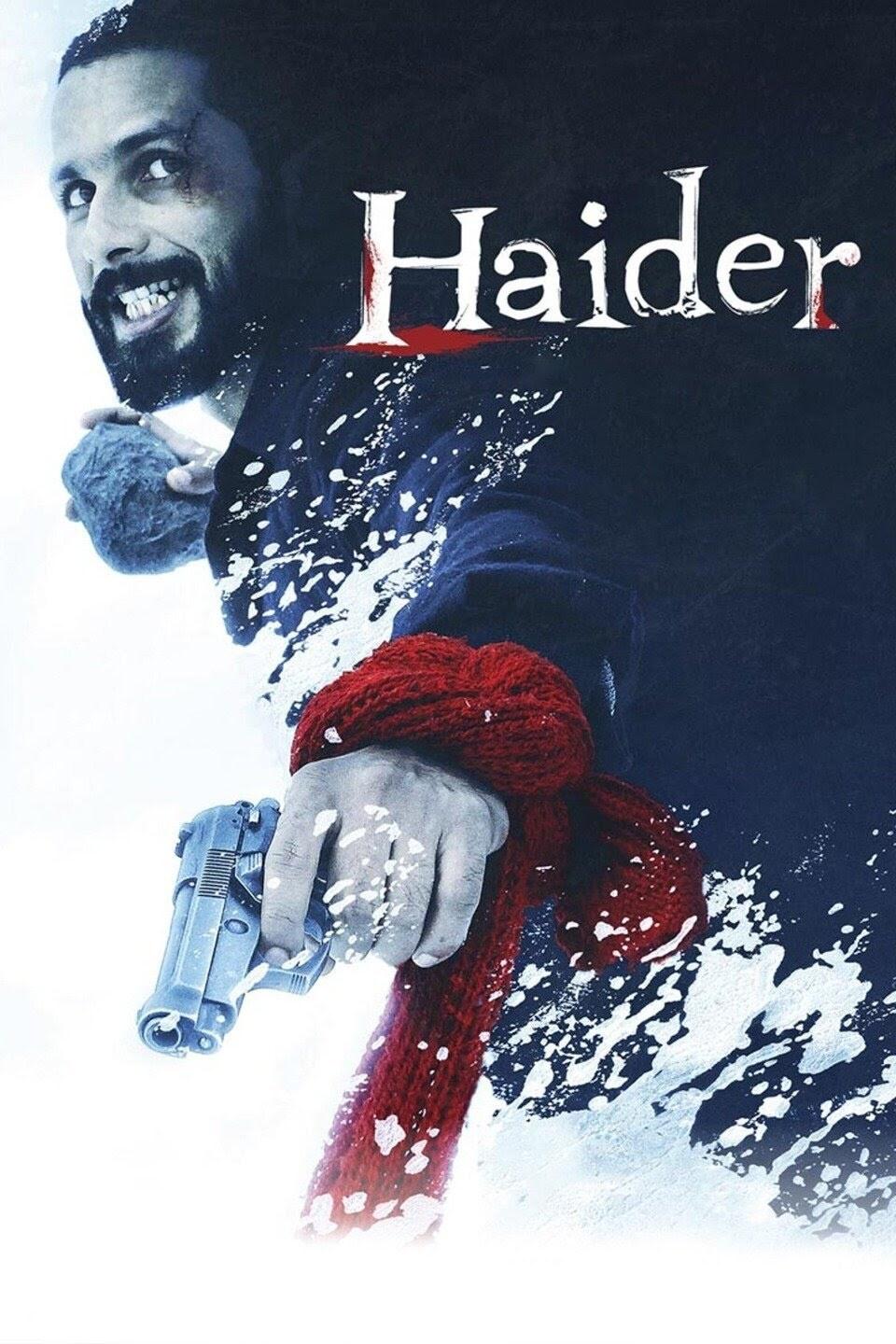 Poster chính thức của phim Phim Hình Sự, Phim Tâm Lý "Hoàng Tử Lưu Lạc" (Haider - 2014), với sự tham gia của diễn viên Shahid Kapoor và Tabu.