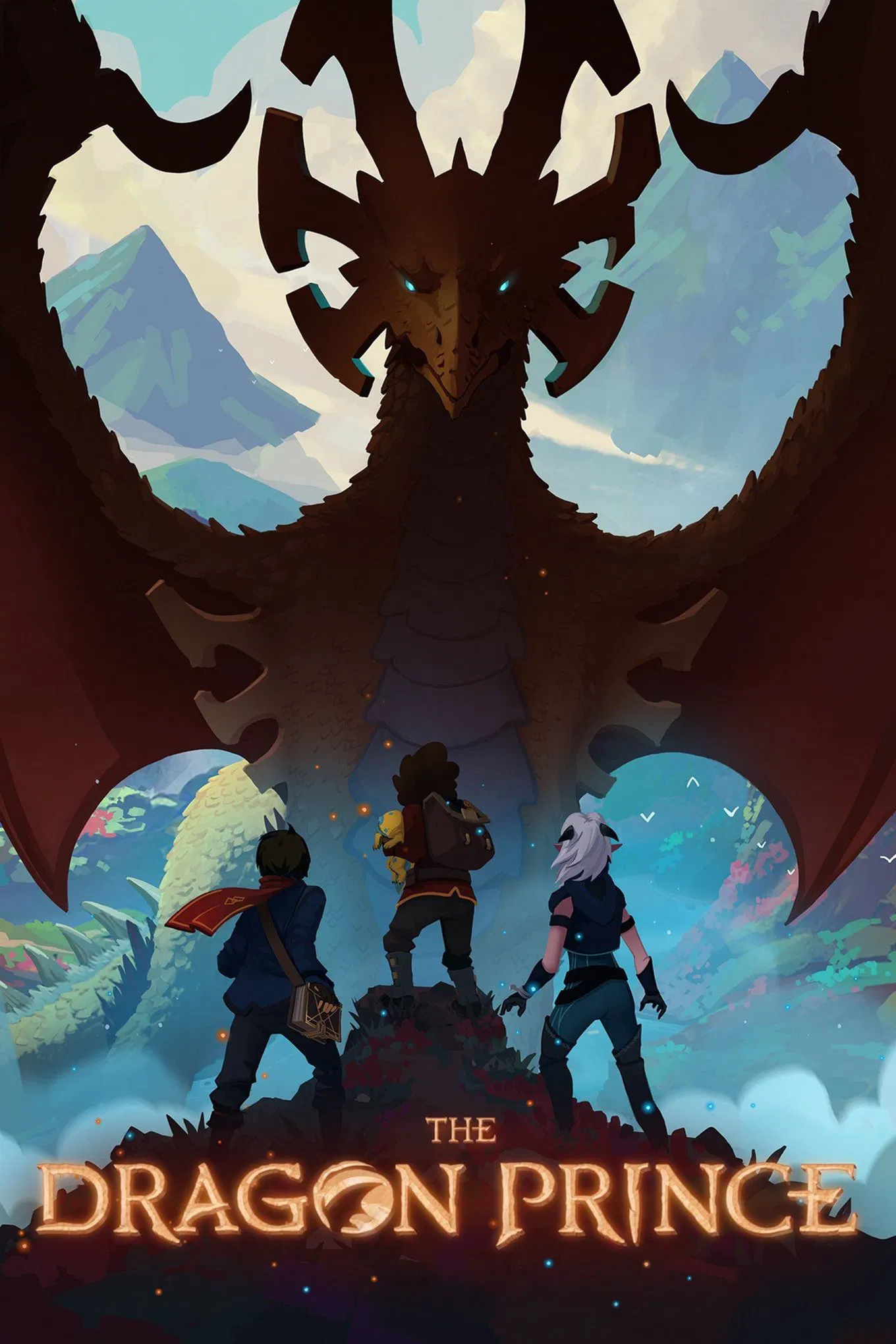 Poster chính thức của phim Phim Hoạt Hình, Phim Hành Động & Phiêu Lưu "Hoàng Tử Rồng (Phần 4)" (The Dragon Prince - 2018), với sự tham gia của diễn viên Jack De Sena và Paula Burrows.