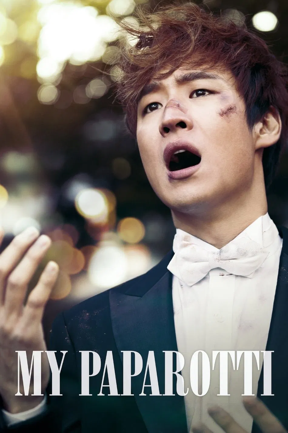 Poster chính thức của phim Phim Tâm Lý, Phim Hài "Học Trò Xã Hội Đen" (My Paparotti - 2013), với sự tham gia của diễn viên Lee Je-hoon và Han Suk-kyu.