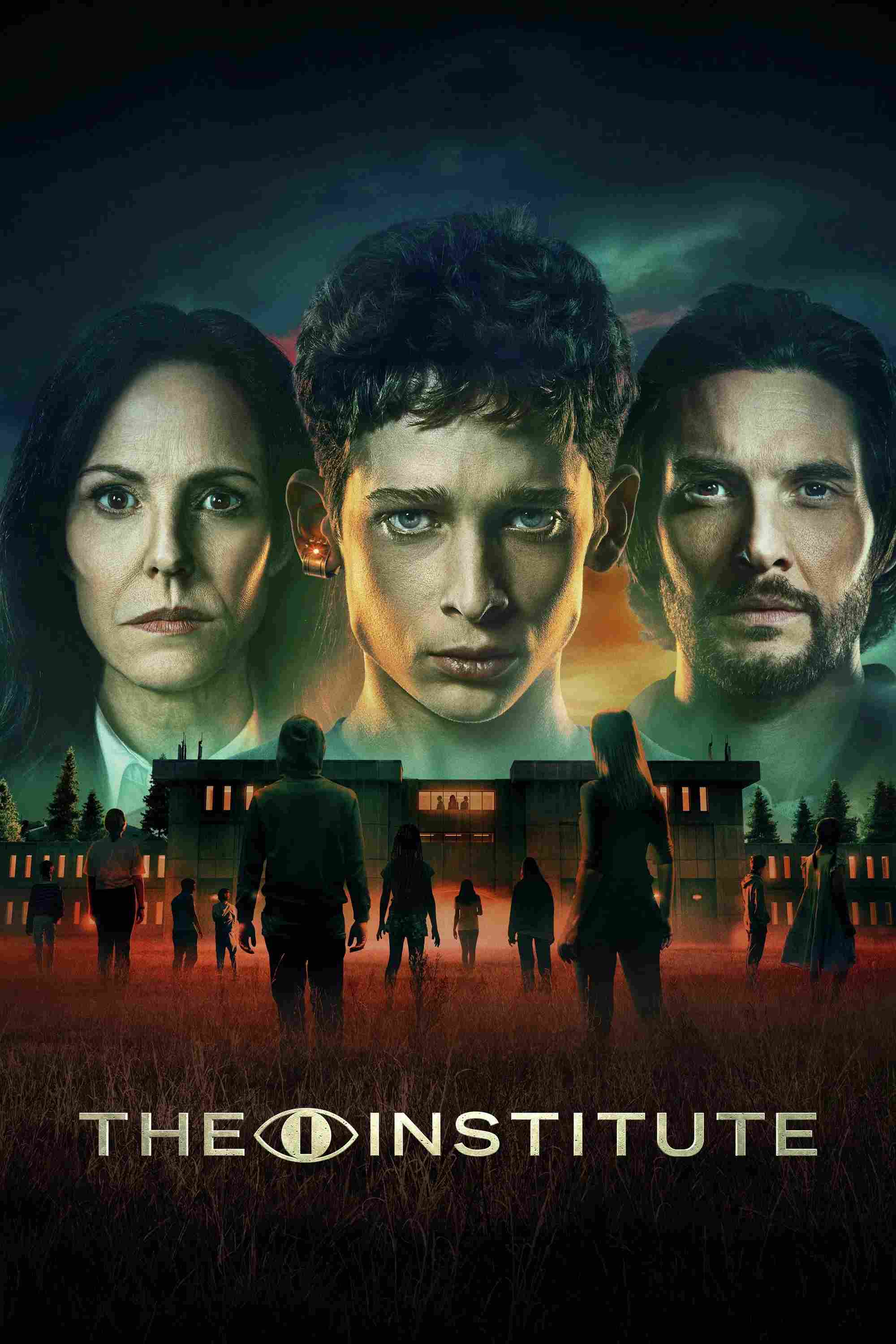 Poster chính thức của phim Phim Bí Ẩn, Phim Viễn Tưởng & Giả Tưởng "Học Viện" (The Institute - 2025), với sự tham gia của diễn viên Ben Barnes và Joe Freeman.